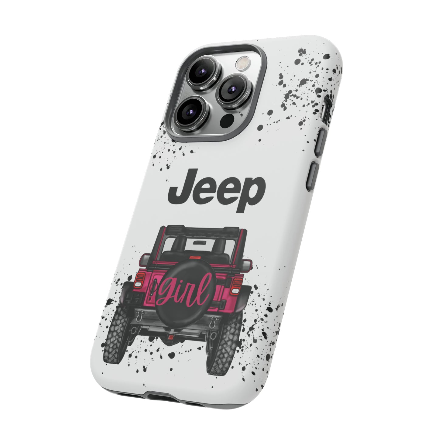 Off Road Girl Red Protective Case for Iphone, Google and Samsung Phones