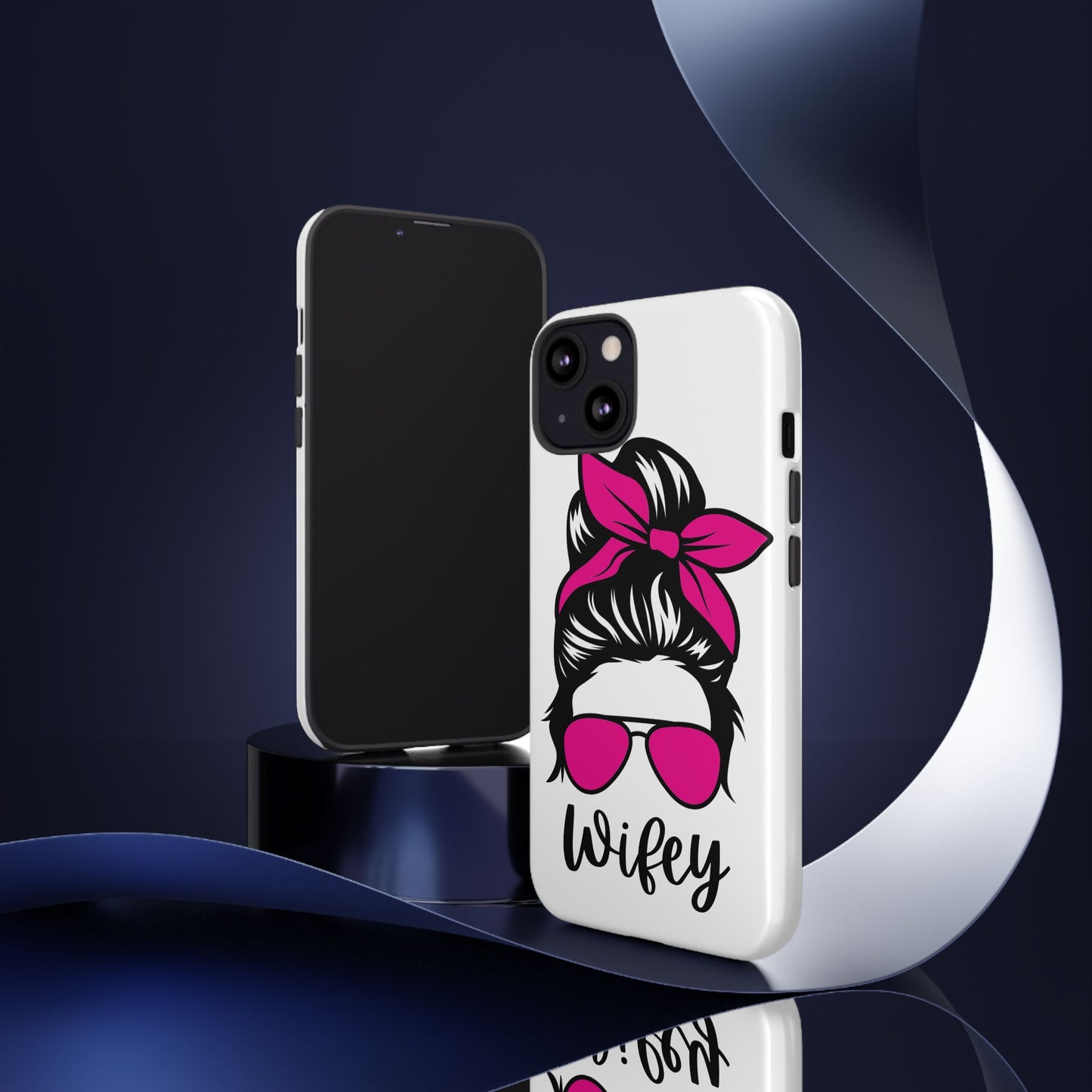 Pink Wifey Protective Case for IPhone, Samsung and Google