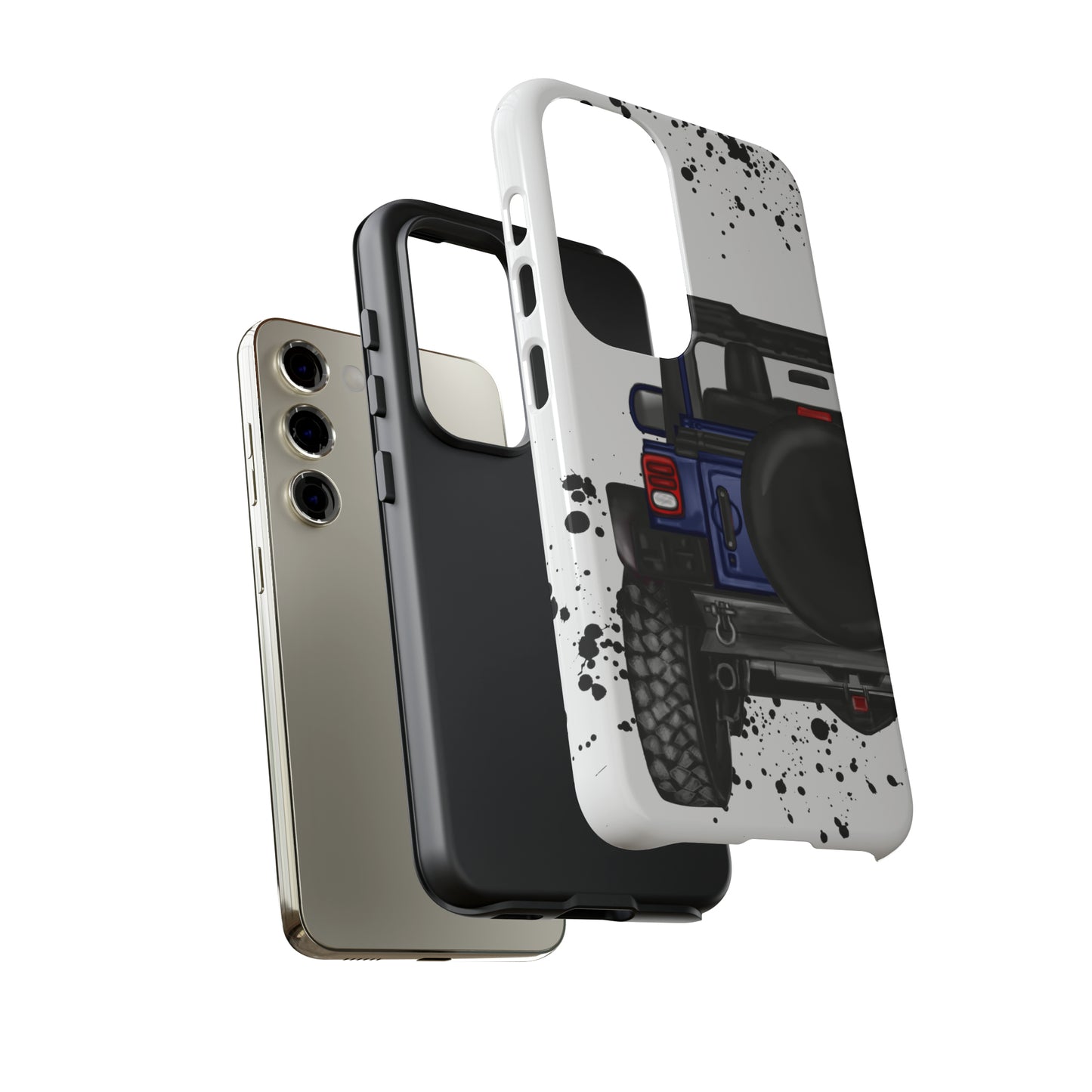 Off Road Life Dark Blue Protective Case for Iphone, Google and Samsung