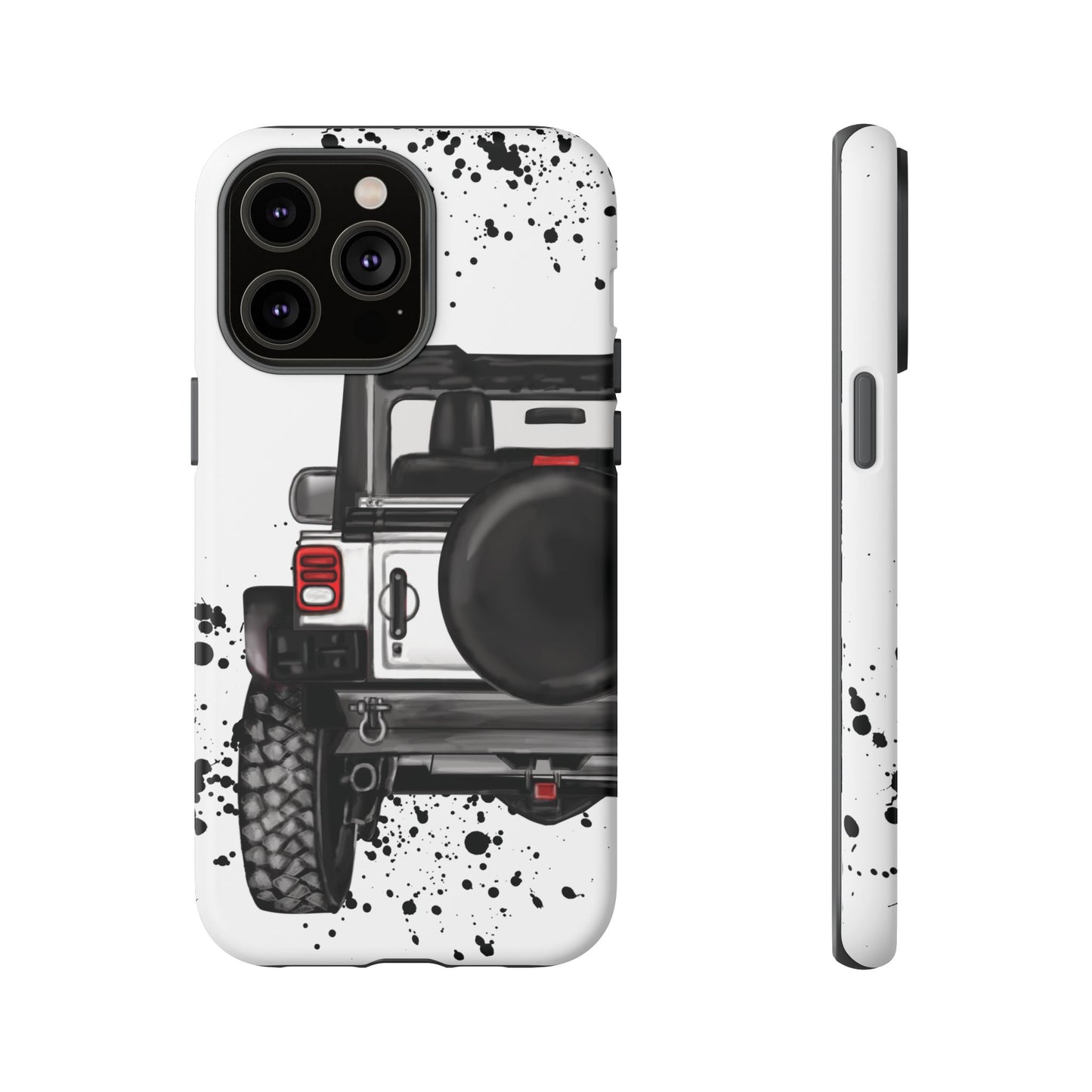 Off Road Life White Protective Case for Iphone, Google and Samsung