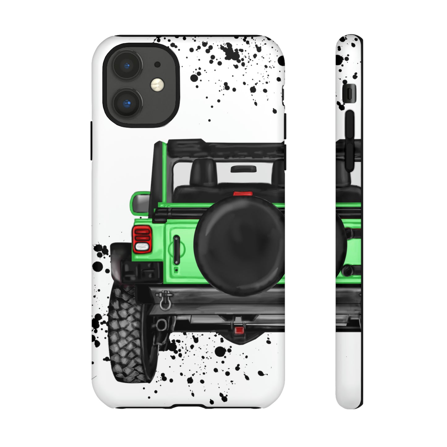 Off Road Life Green Protective Case for Iphone, Google and Samsung