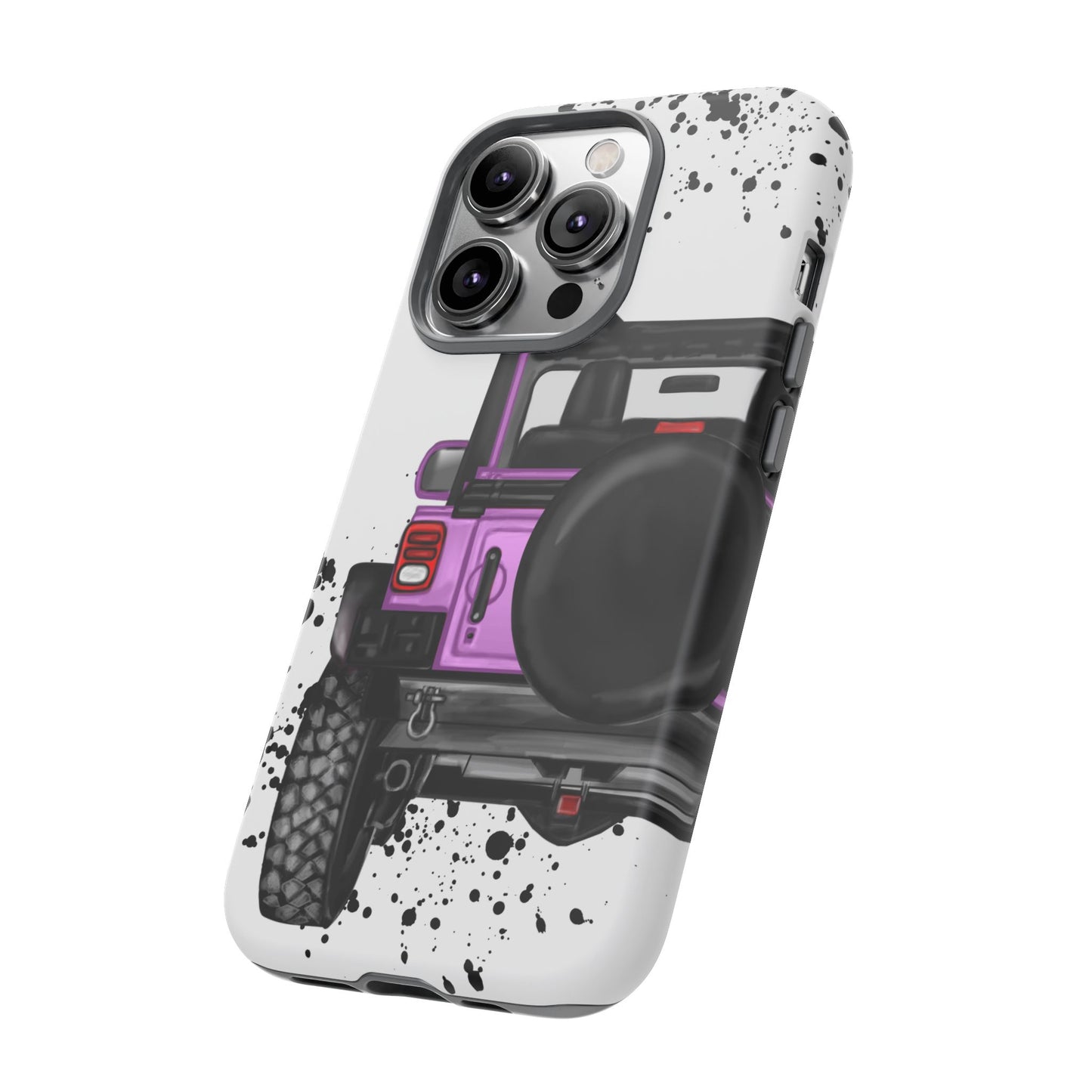 Off Road Life Pink/Light Purple Protective Case for Iphone, Google and Samsung