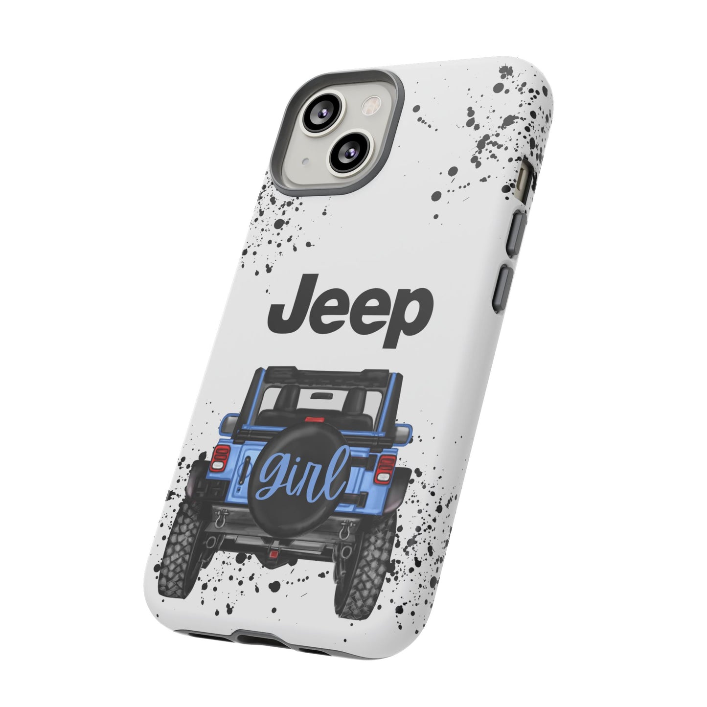 Off Road Girl Light Blue Protective Case for Iphone, Google and Samsung Phones