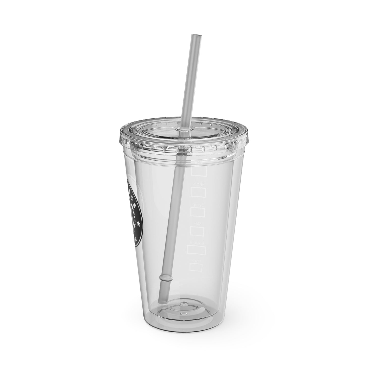 Hot Mess mom Tumbler with Straw, 16oz