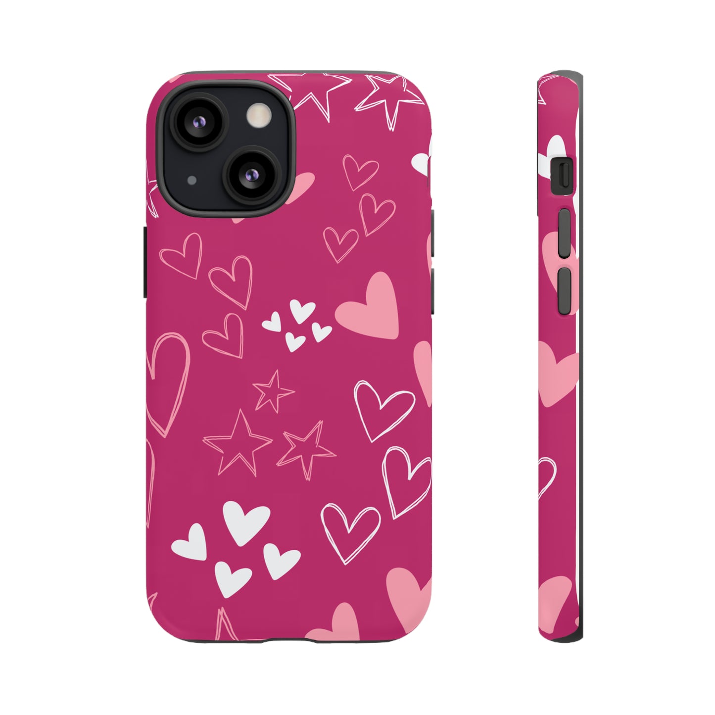 Heart and Stars Protective Case for Google, IPhone and Samsung phones