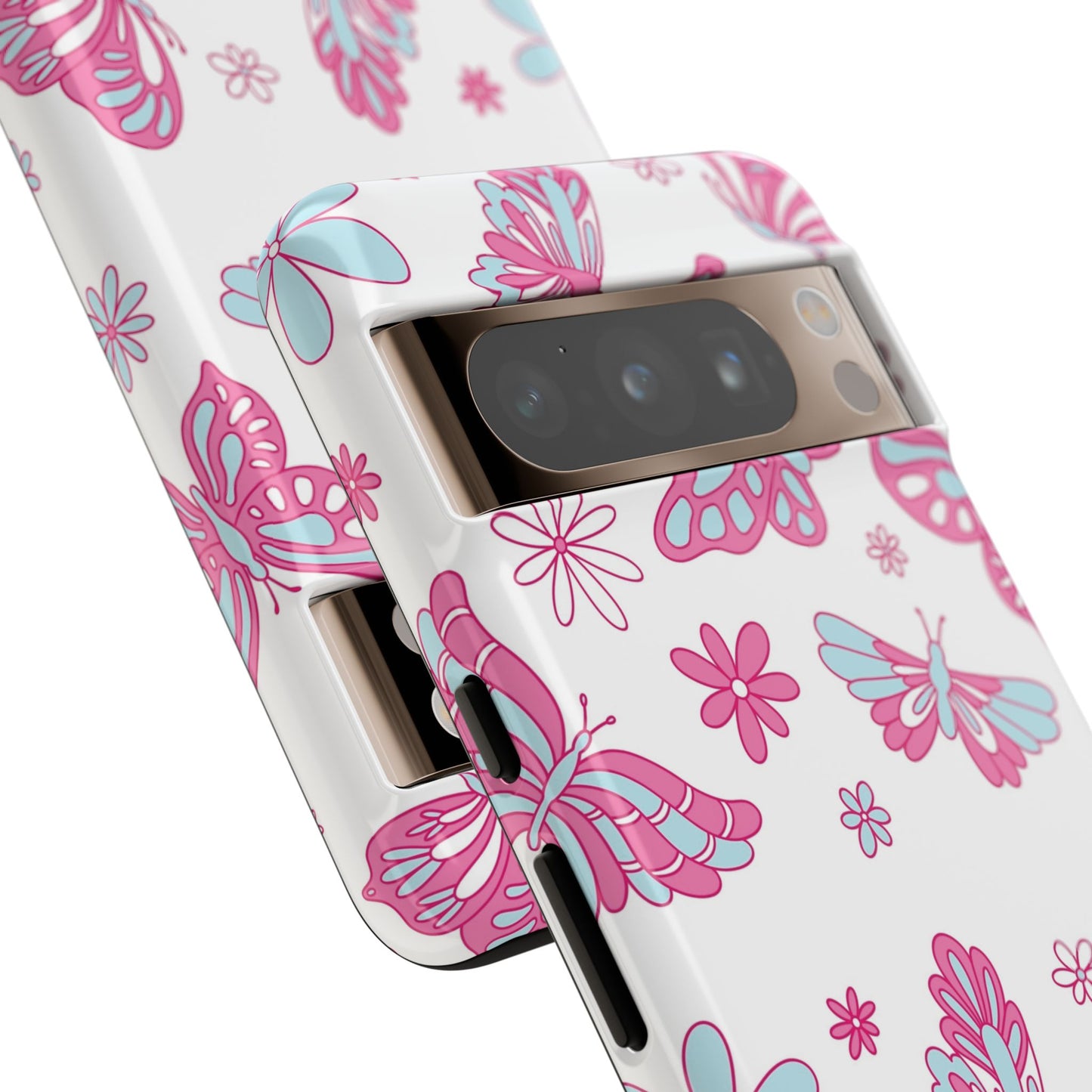 Pastel Butterflies Protective Phone Case