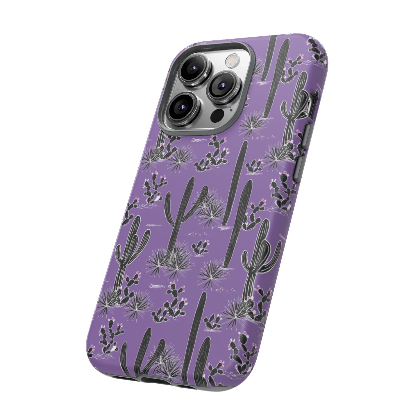 Purple Cactus Love Phone Case