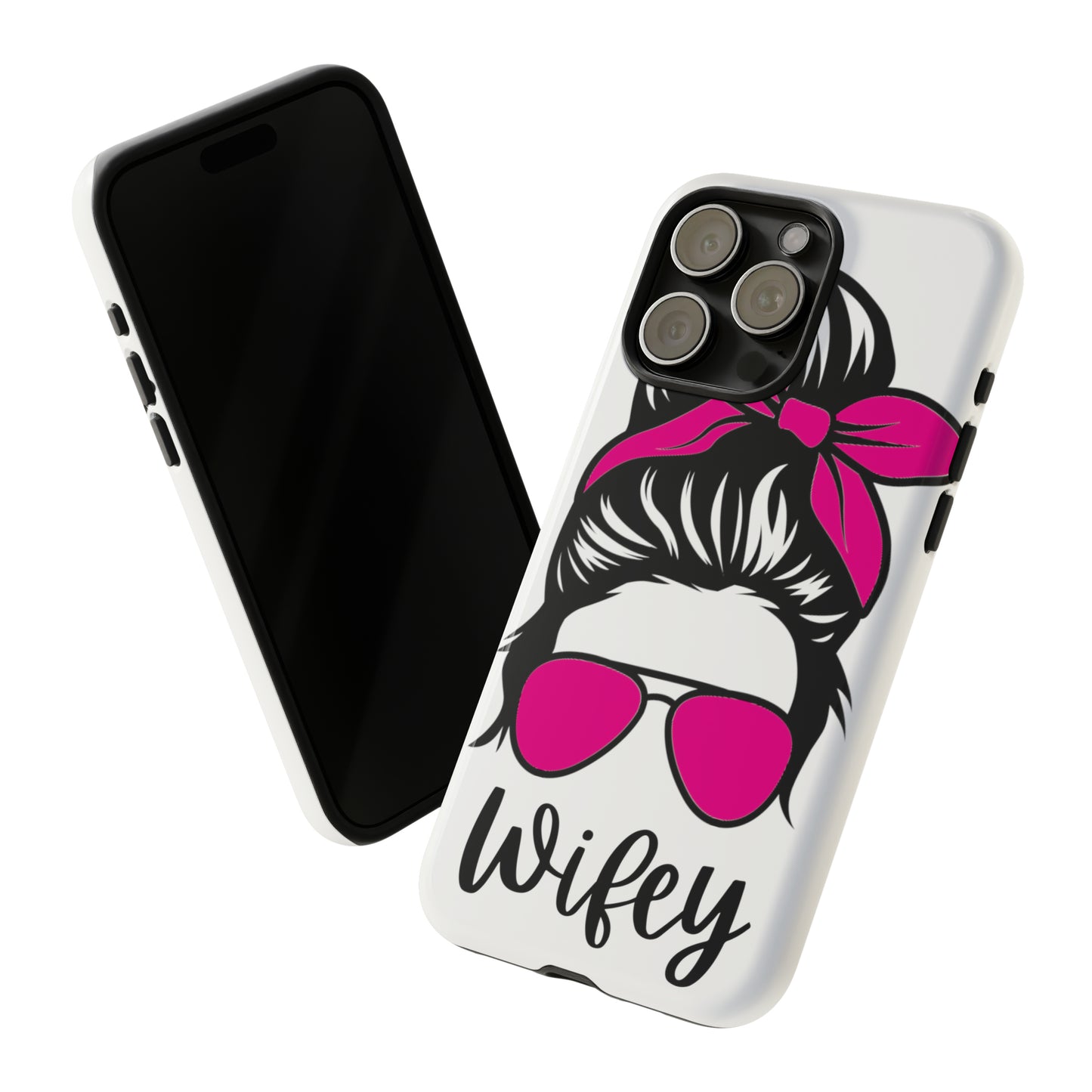 Pink Wifey Protective Case for IPhone, Samsung and Google