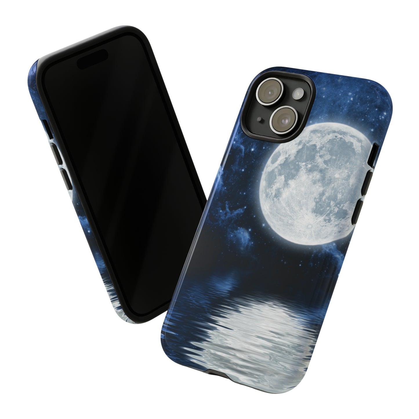 Moon Reflection Protective Phone Case for IPhone, Google and Samsung Phones