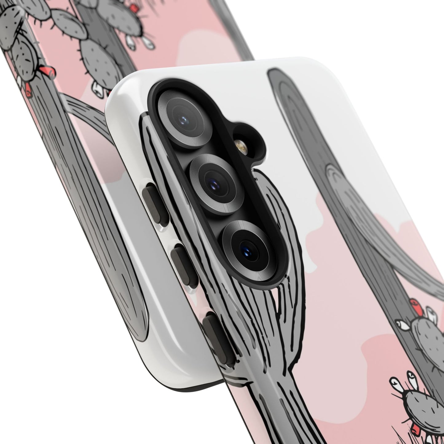 Pastel Cactus Sunset Protective Phone Case