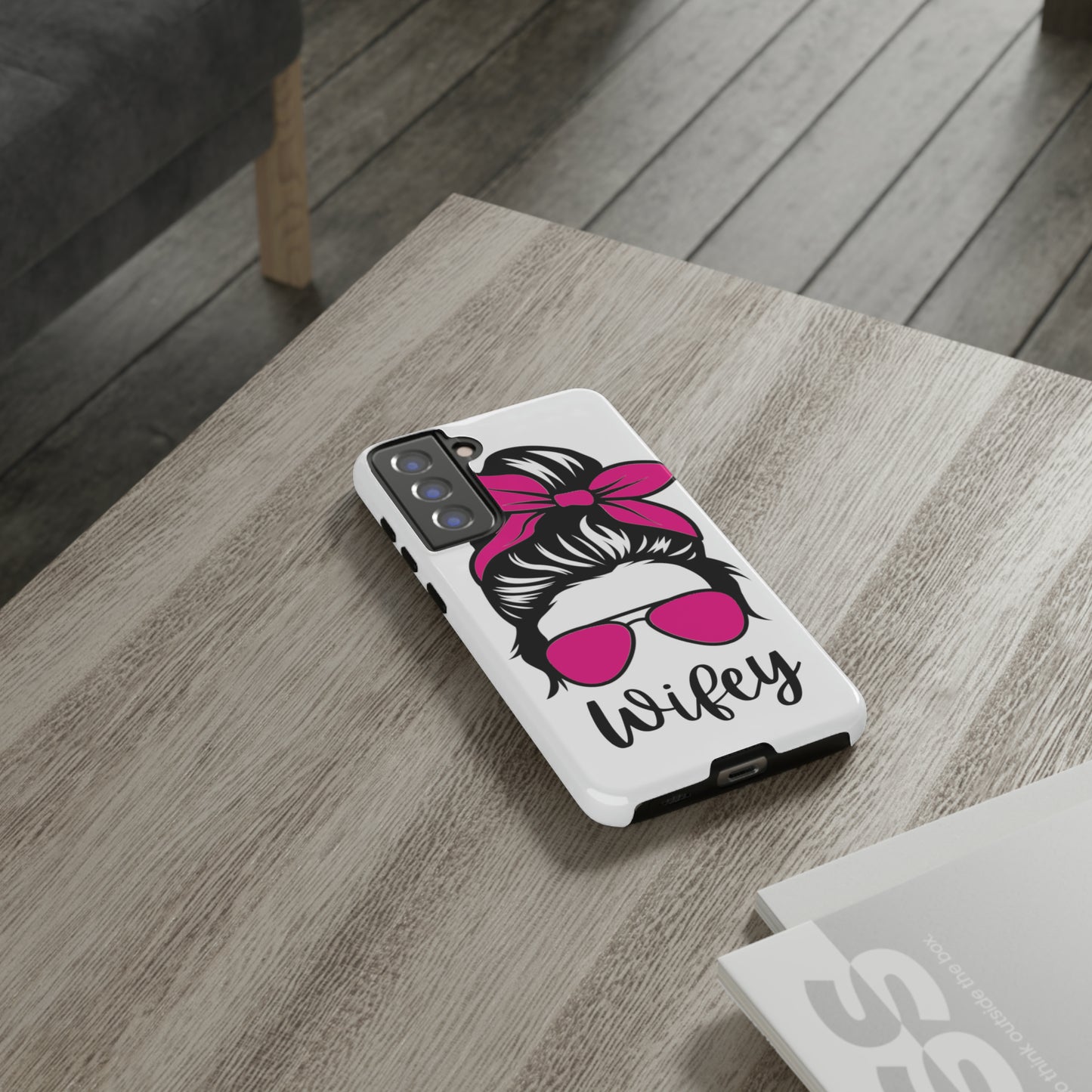 Pink Wifey Protective Case for IPhone, Samsung and Google