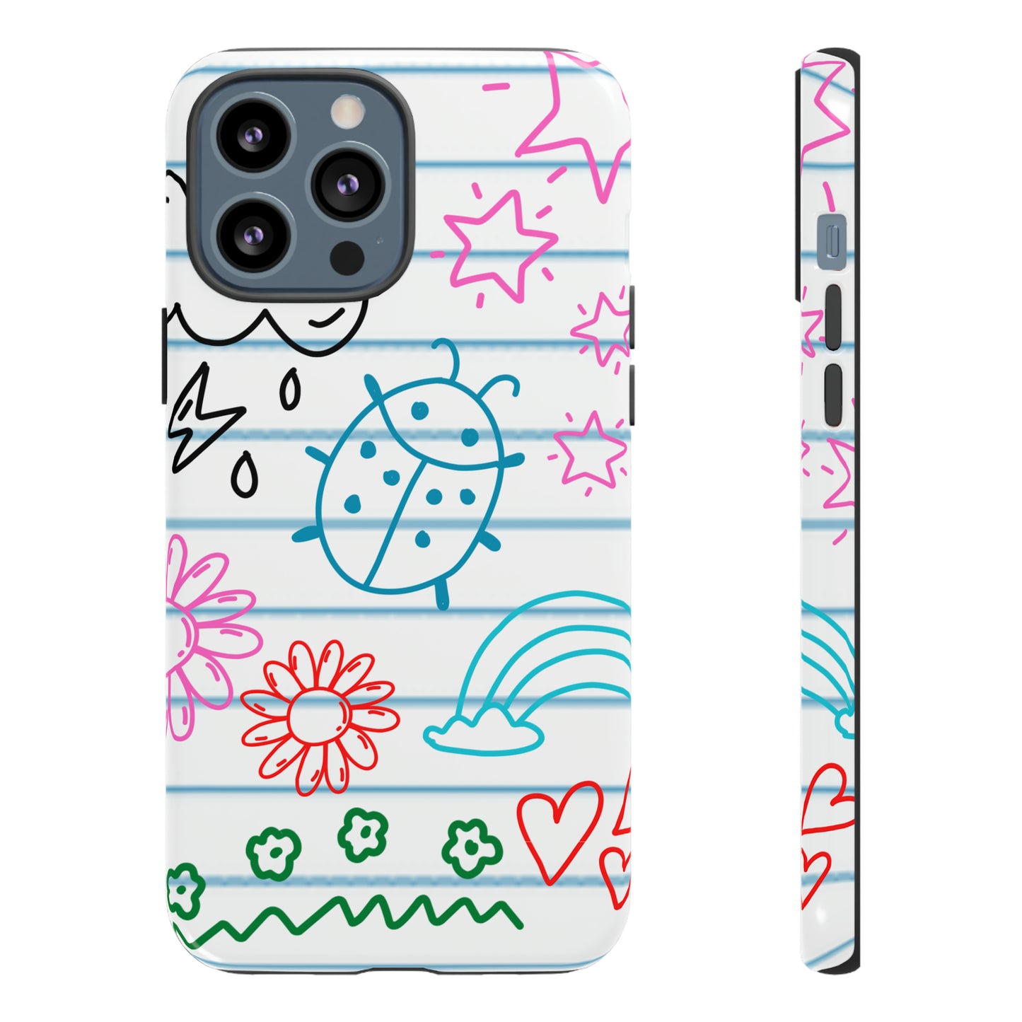 Kid Doodles Protective Phone Case for IPhone, Google and Samsung phones