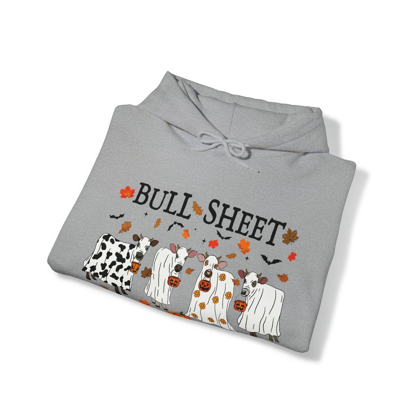 Bull Sheet Cow Ghost Unisex Heavy Blend™ Hooded Sweatshirt