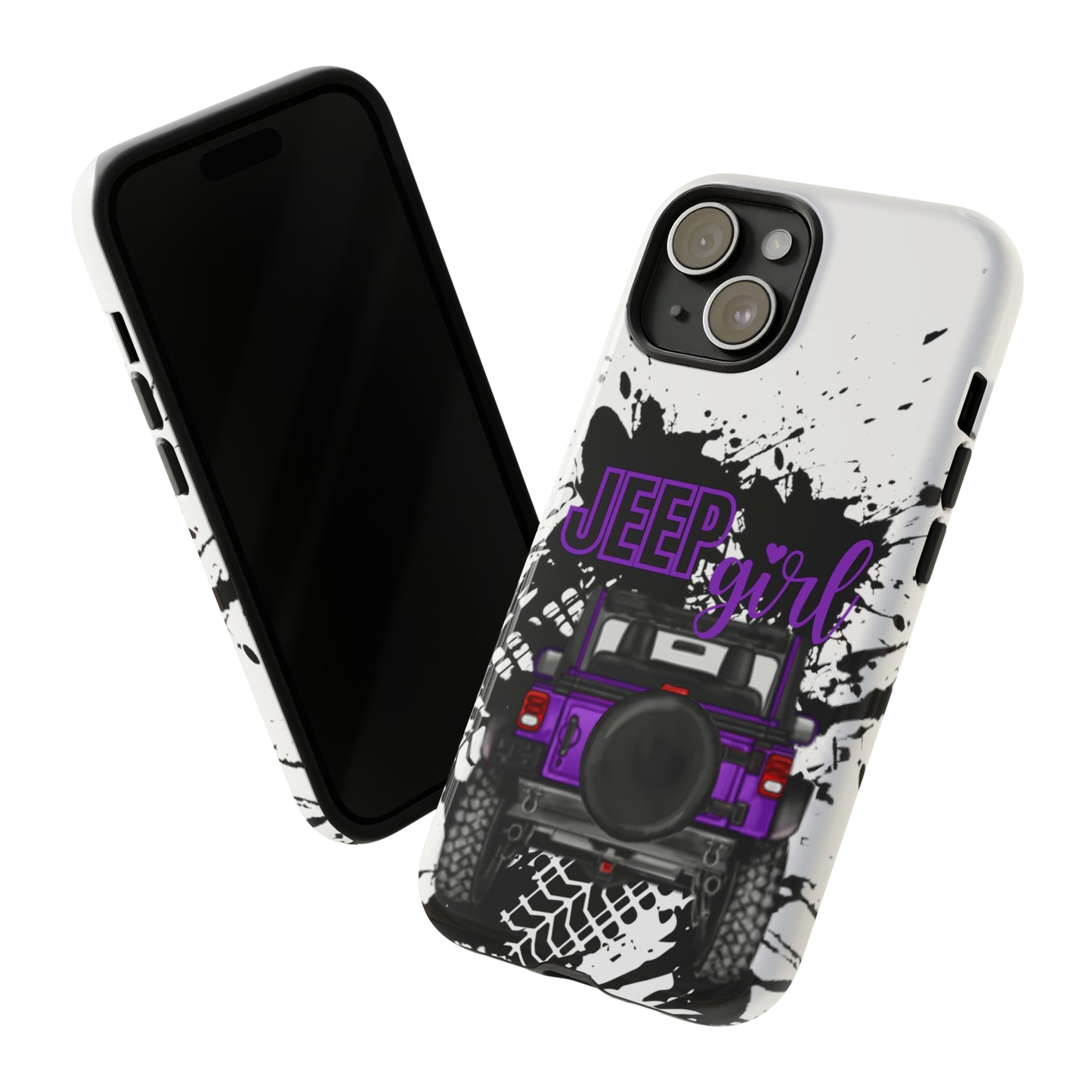 Off Road Girl Purple Tough Cases