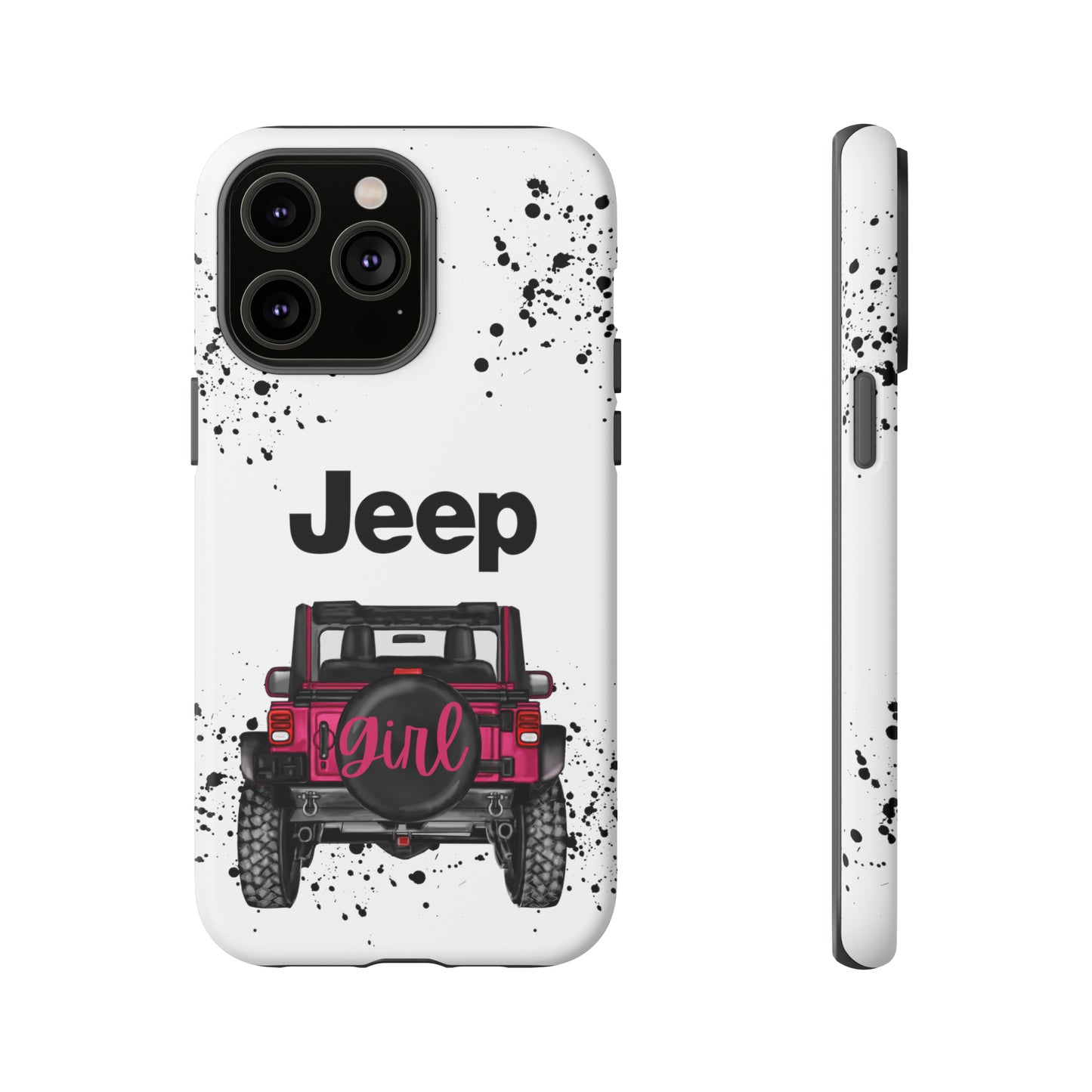 Off Road Girl Red Protective Case for Iphone, Google and Samsung Phones