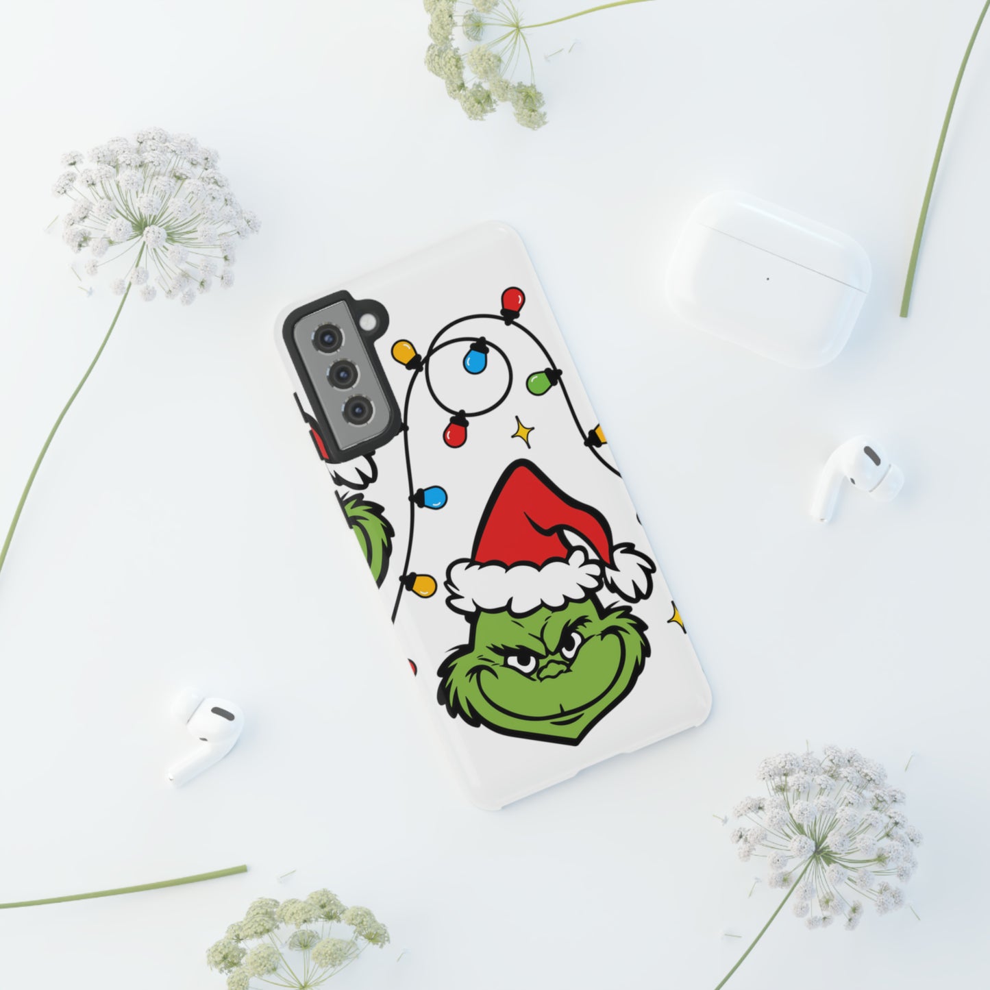 Grinchmas Lights Protective Case for IPhone, Samsung and Google Phones