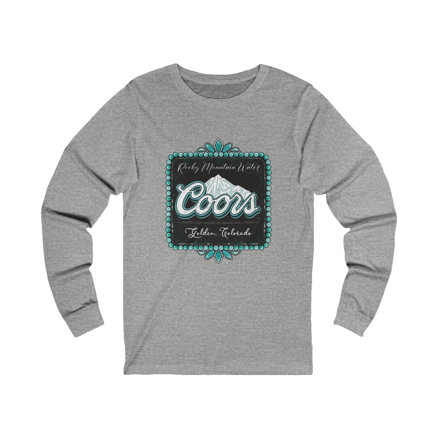 Coors Turquoise Unisex Jersey Long Sleeve Tee