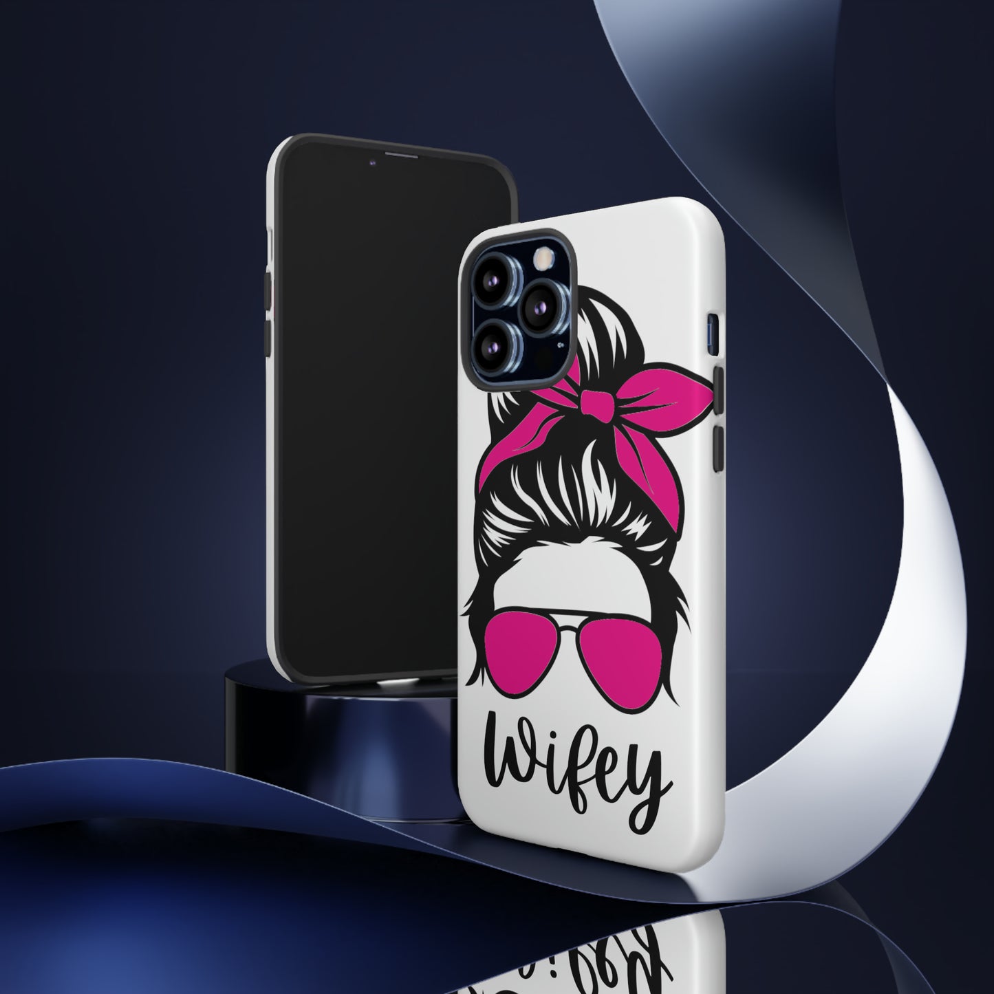 Pink Wifey Protective Case for IPhone, Samsung and Google