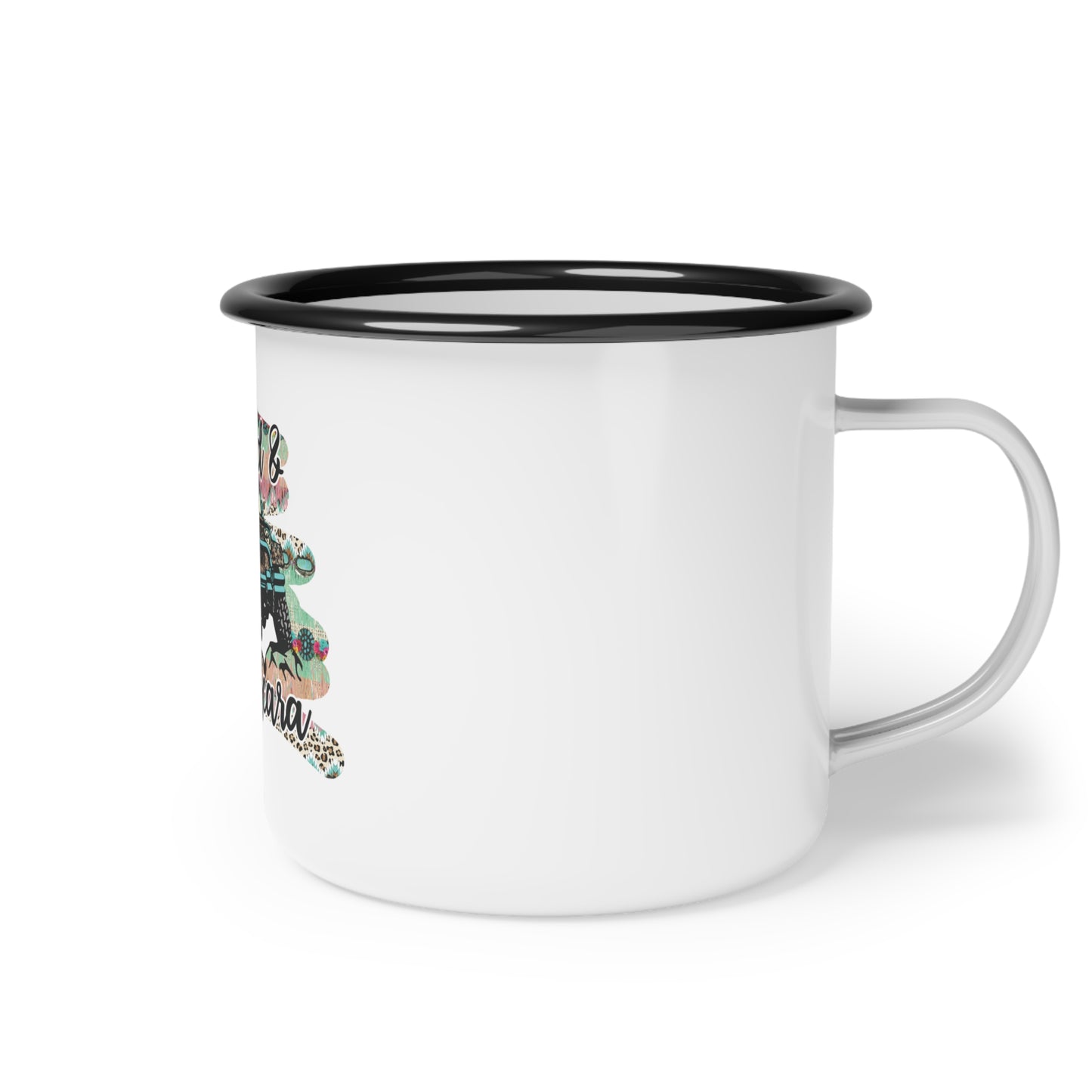 Mud and Mascara Off Road Lover Enamel Camp Cup