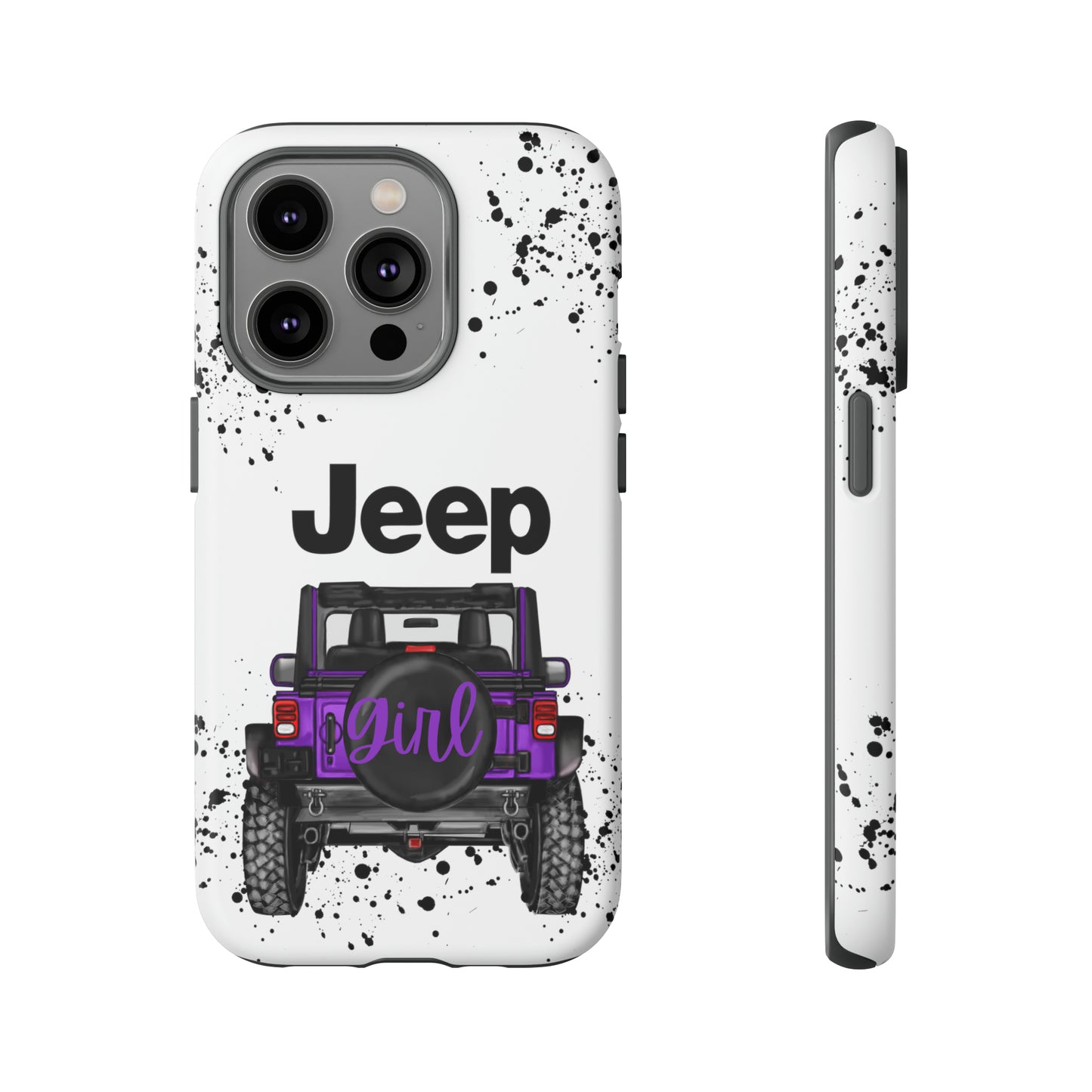 Off Road Girl Dark Purple Protective Case for Iphone, Google and Samsung Phones