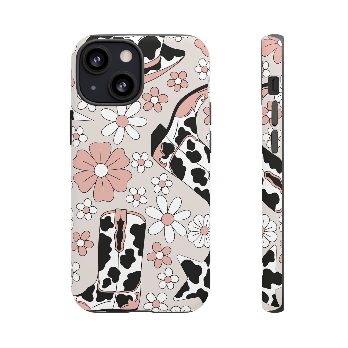 Western Flower Protective Phone Case for Google, Iphone and Samsung Phones