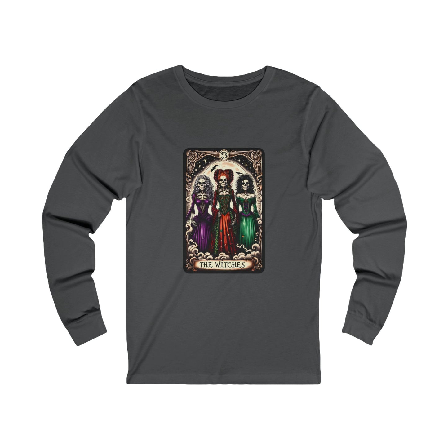 Sanderson Witches Tarot Card Unisex Jersey Long Sleeve Tee