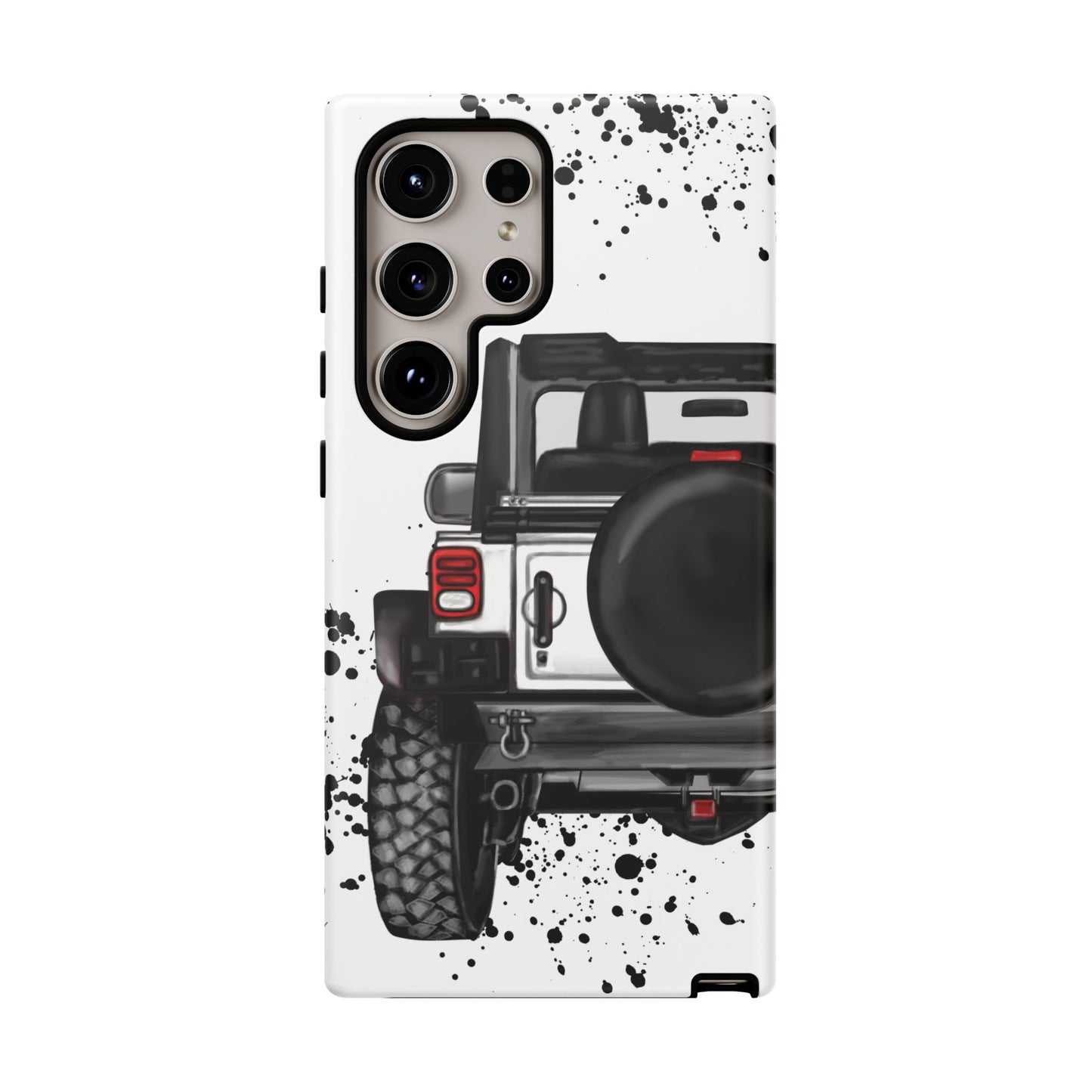 Off Road Life White Protective Case for Iphone, Google and Samsung