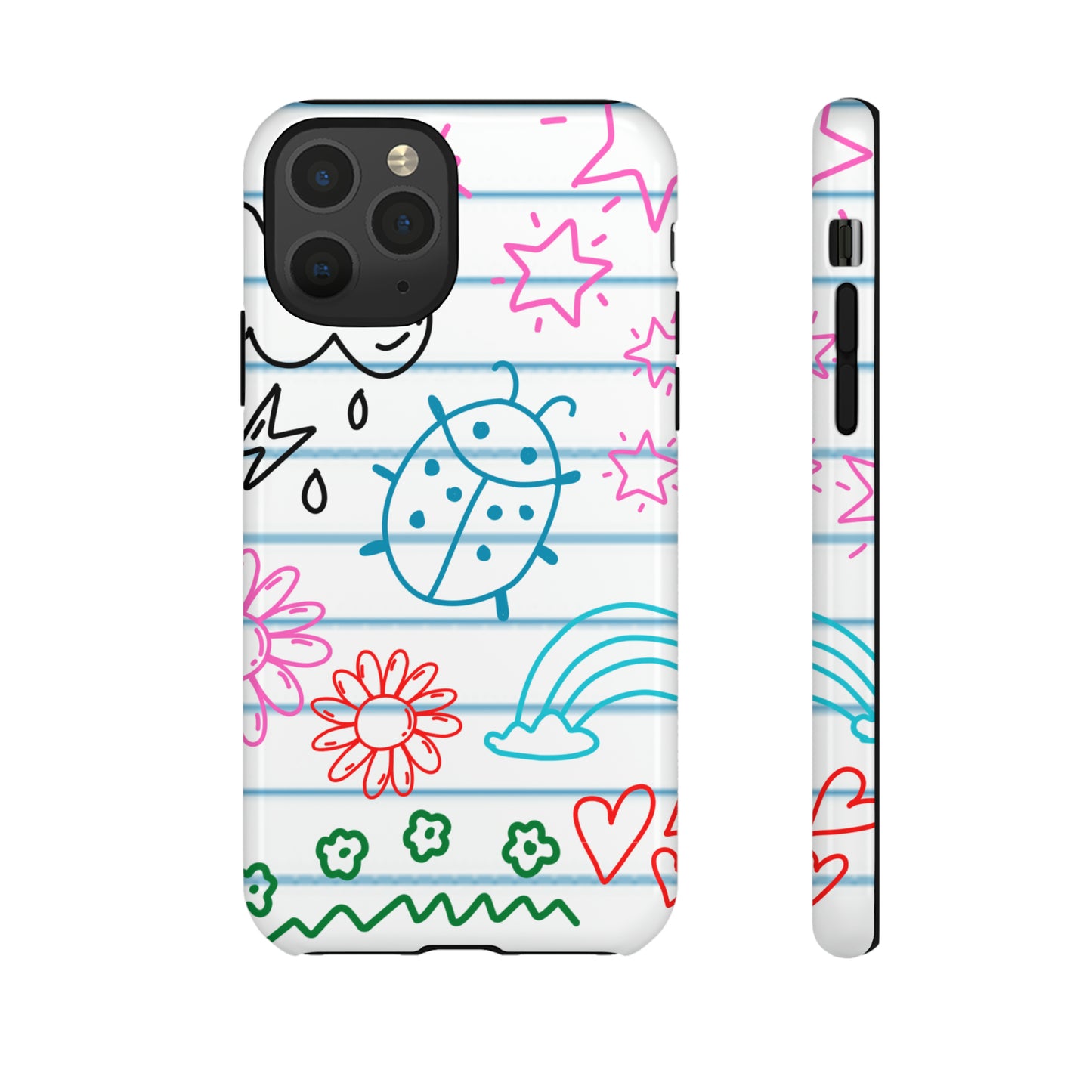 Kid Doodles Protective Phone Case for IPhone, Google and Samsung phones