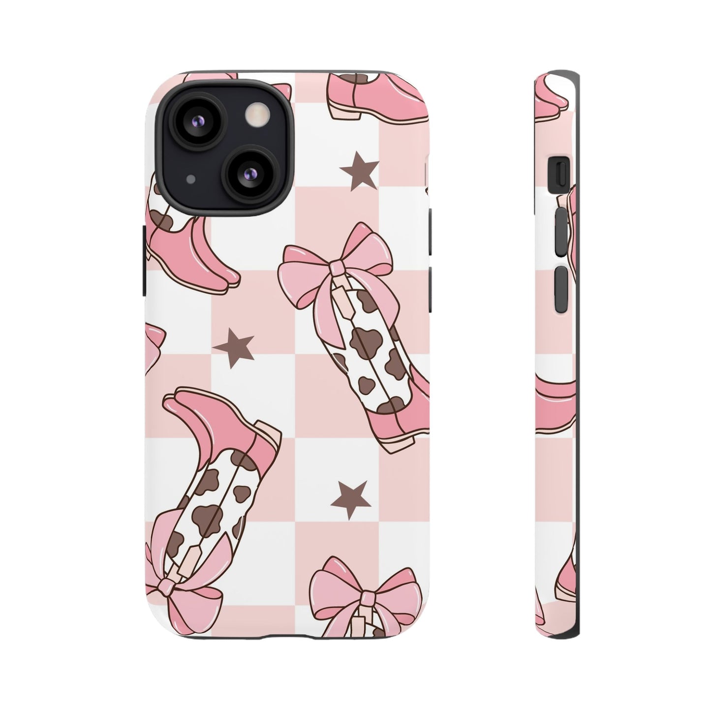 Cowboy Boots and Bows Protective Phone Case