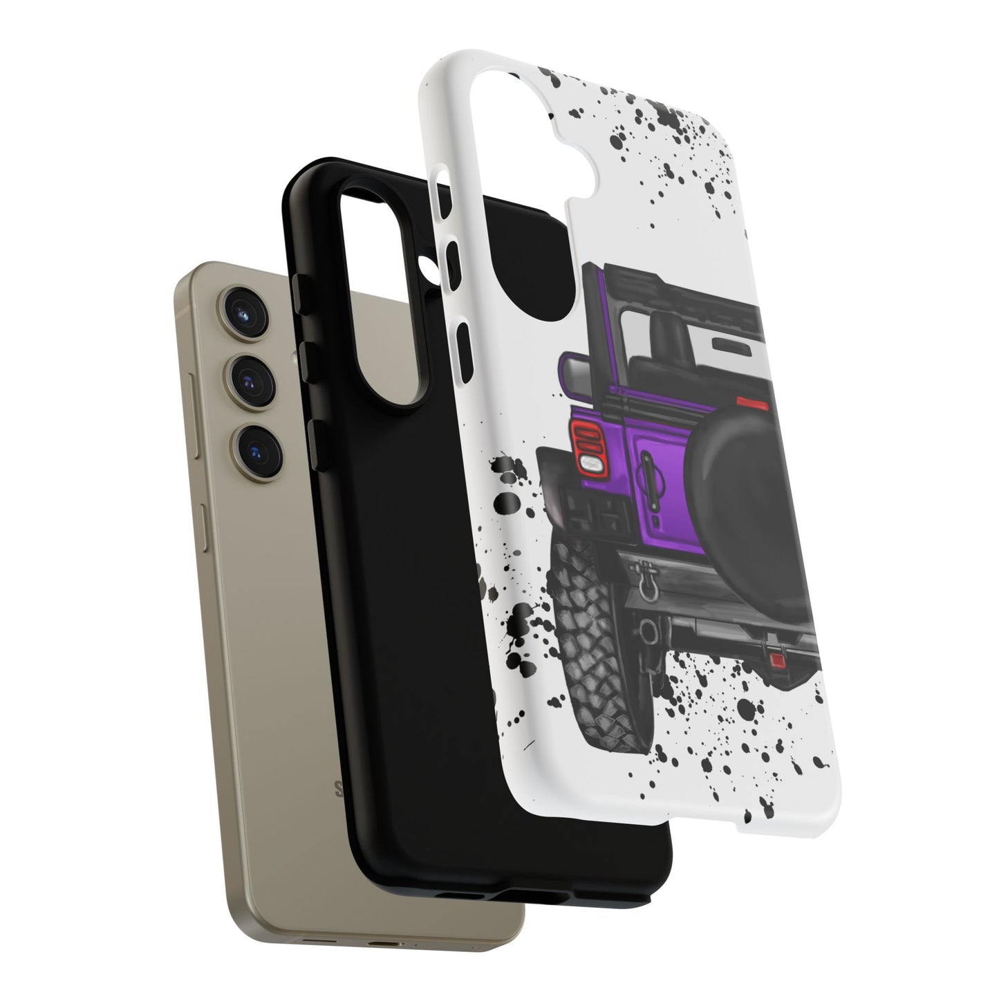 Off Road Life Purple Protective Case for Iphone, Google and Samsung