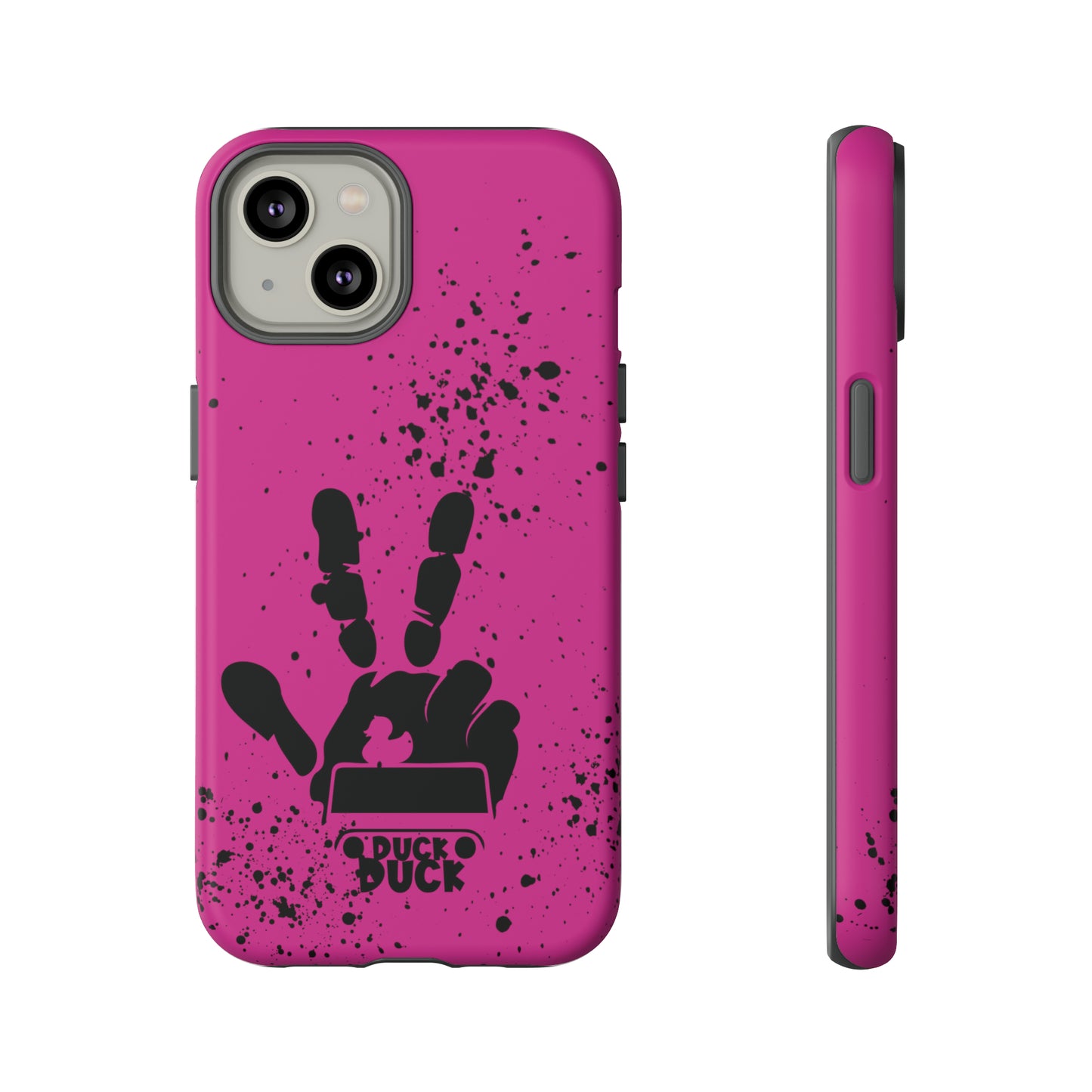 Duck Duck Hot Pink Protective Phone Case for IPhone, Samsung and Google Phone