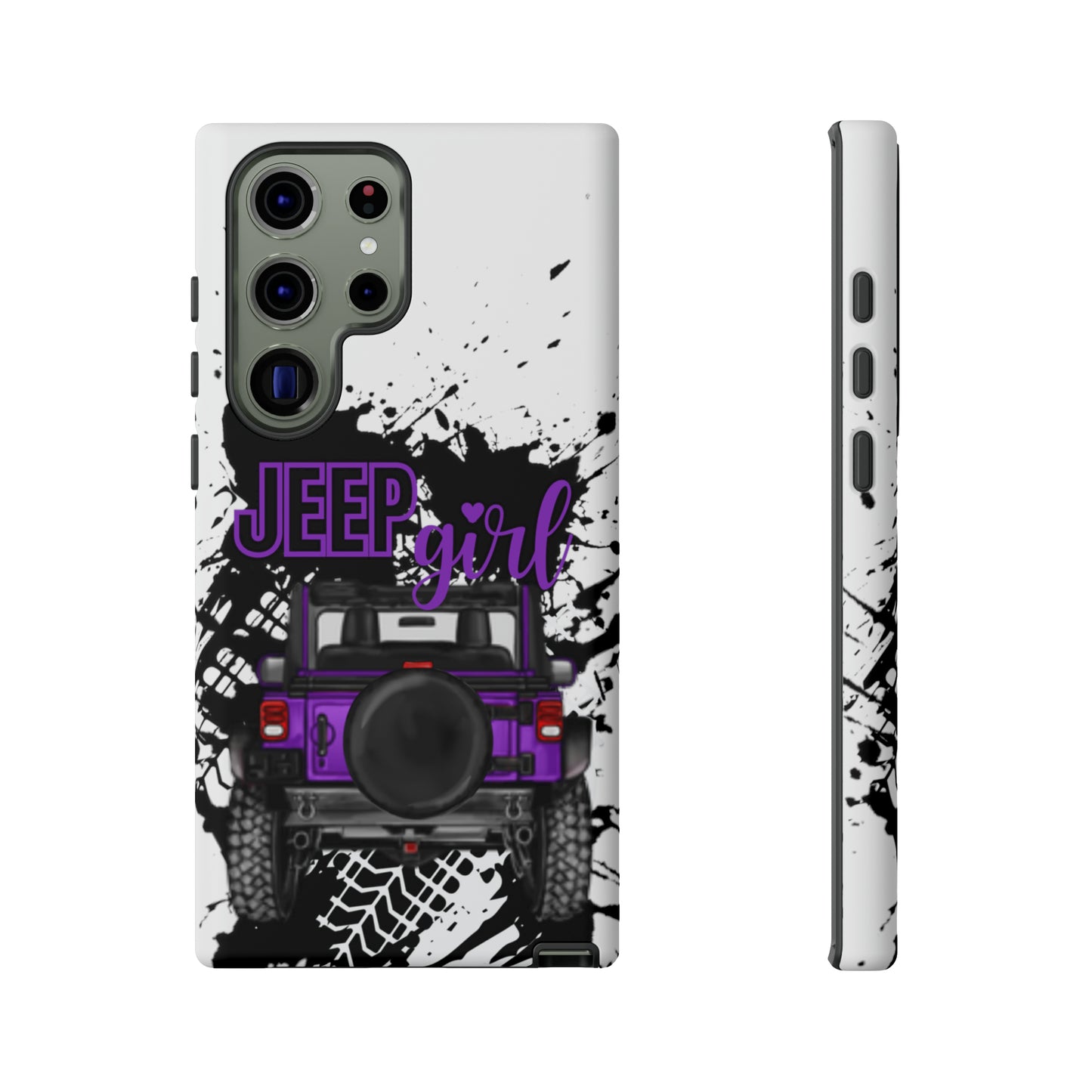 Off Road Girl Purple Tough Cases