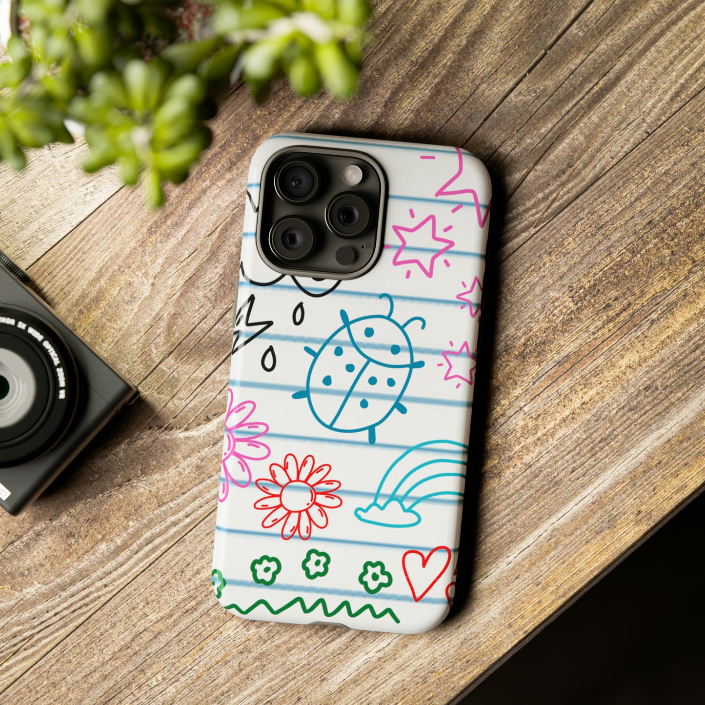 Kid Doodles Protective Phone Case for IPhone, Google and Samsung phones