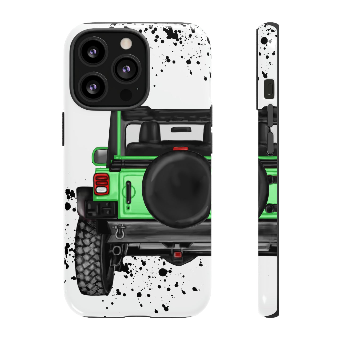 Off Road Life Green Protective Case for Iphone, Google and Samsung