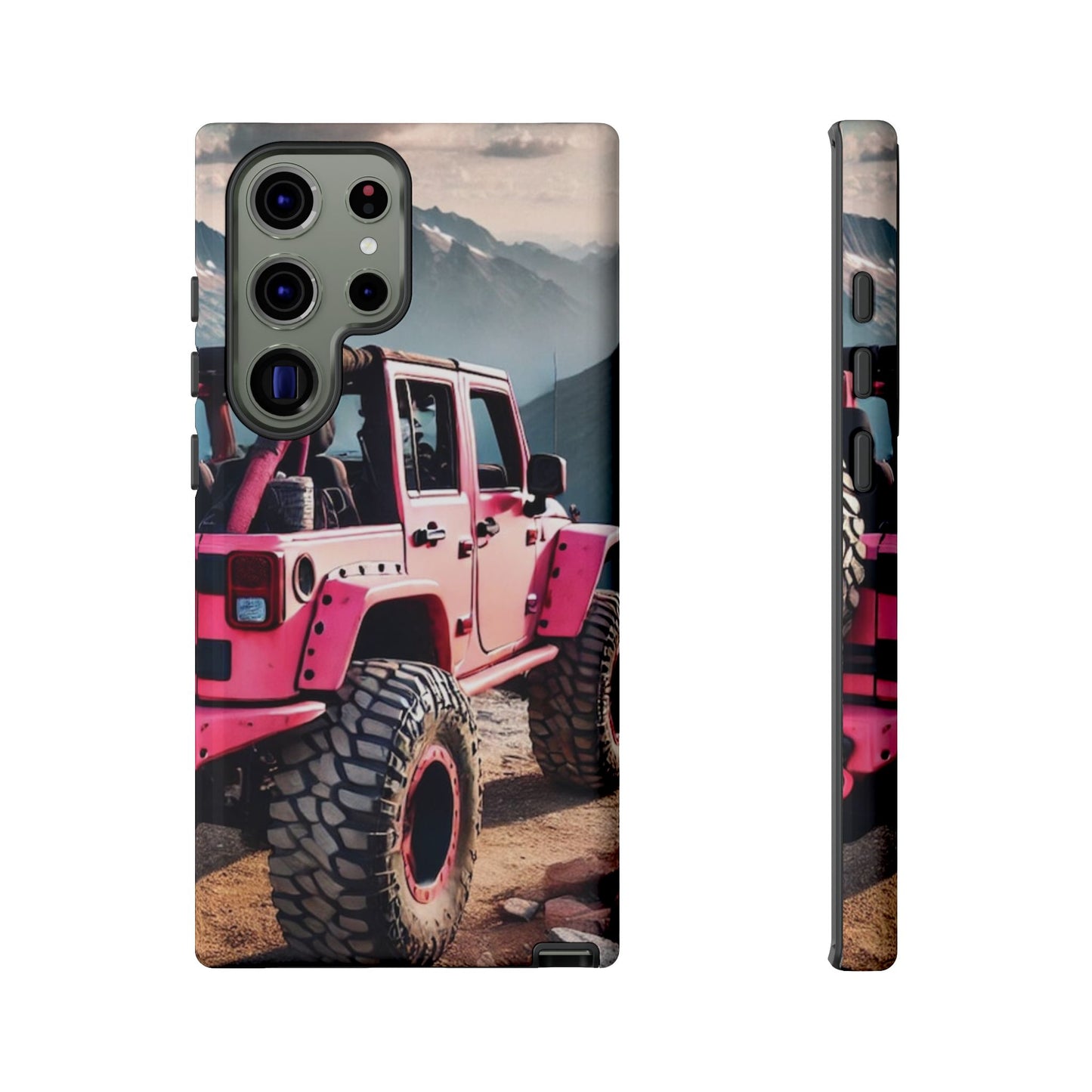 Pink Off Road Girl Phone Case