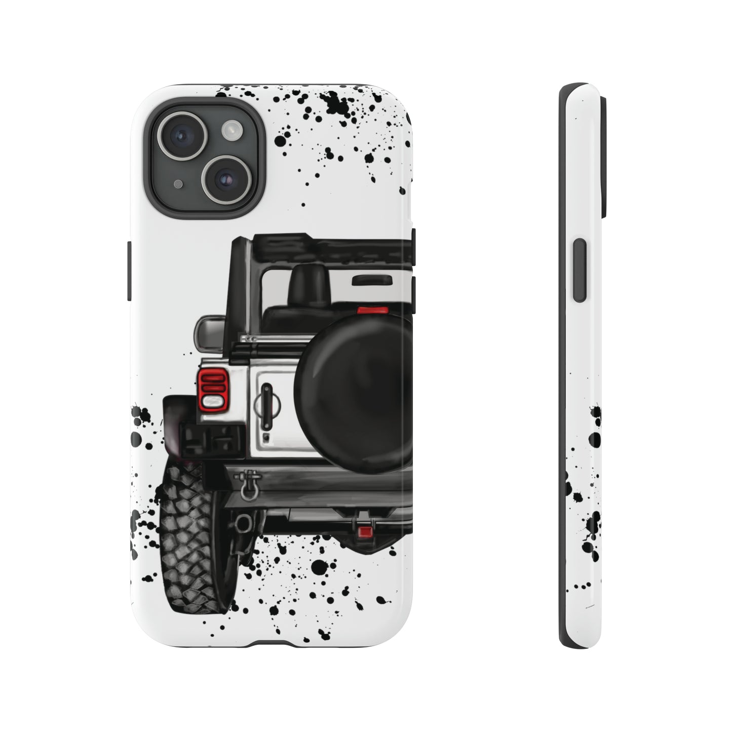 Off Road Life White Protective Case for Iphone, Google and Samsung