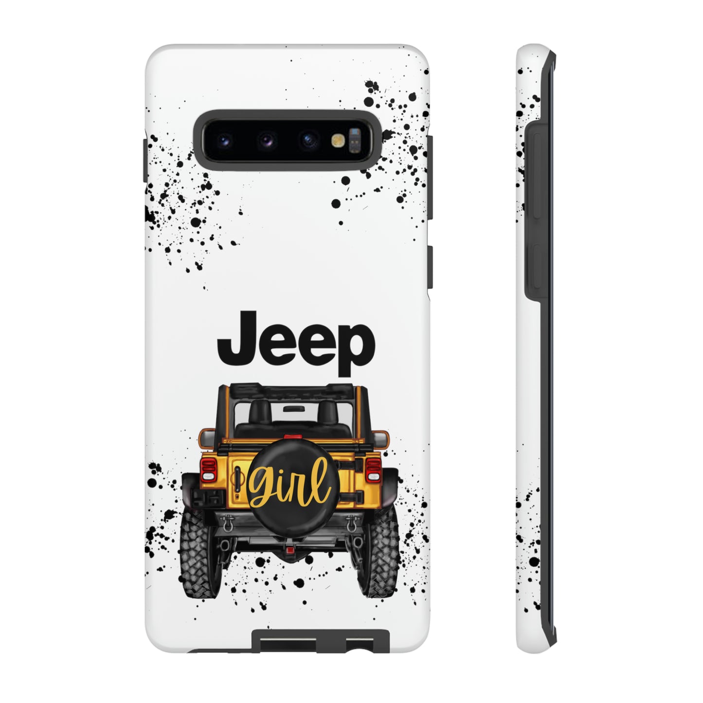 Off Road Girl Yellow Protective Case for Iphone, Google and Samsung Phones