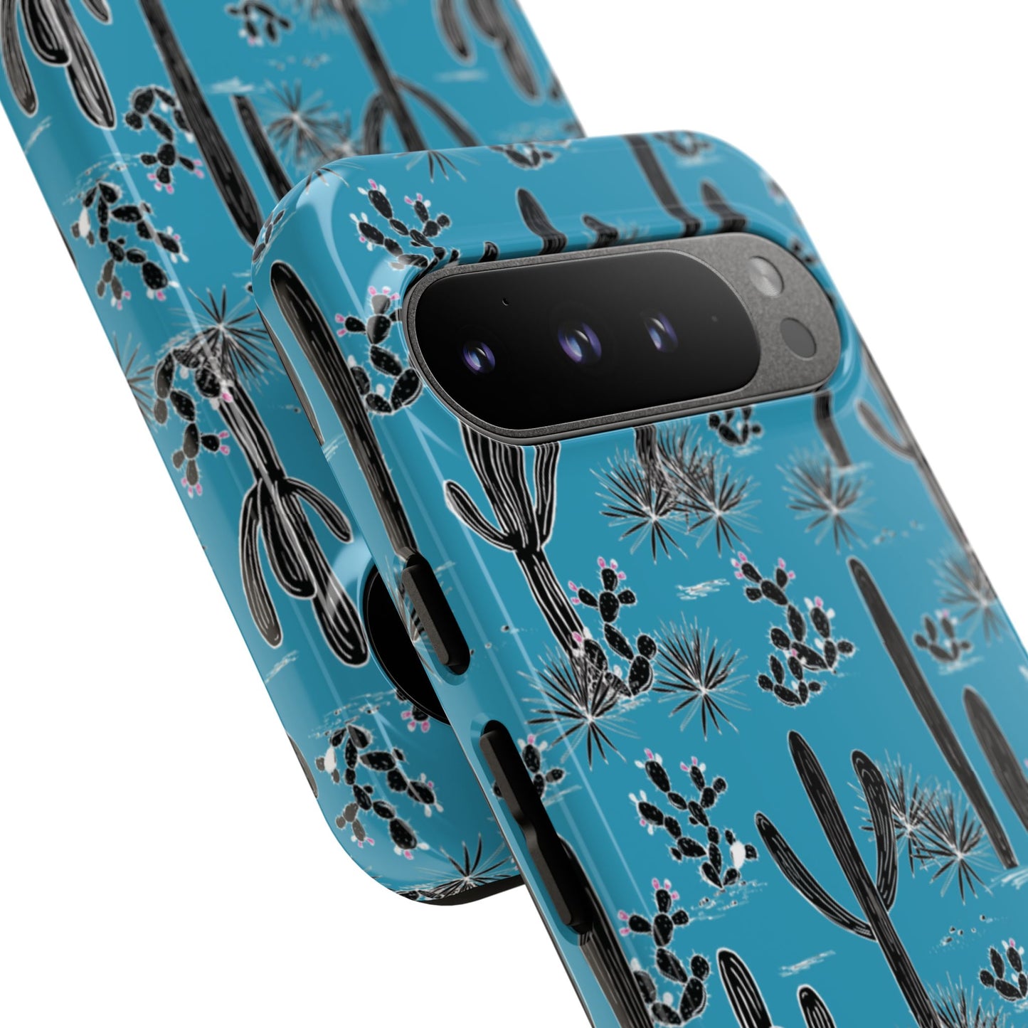 Turquoise Cactus Love Phone Case
