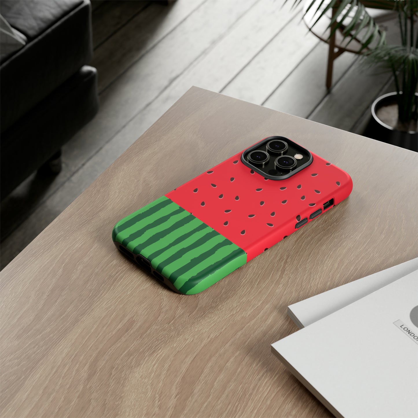 Adorable Watermelon Protective Phone Case for Google, Iphone, and Samsung Phone Cases