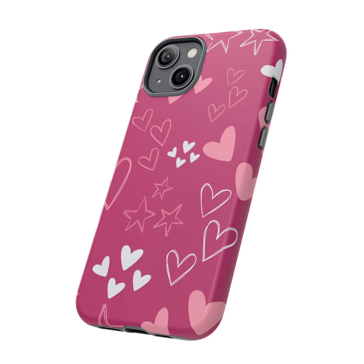 Heart and Stars Protective Case for Google, IPhone and Samsung phones