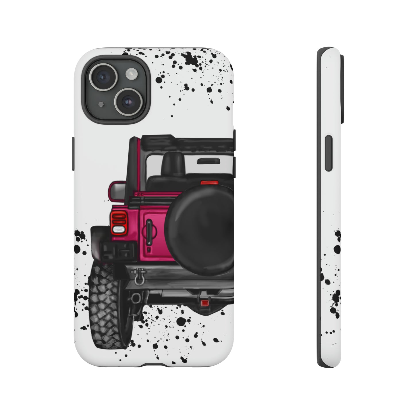 Off Road Life Dark Pink Protective Case for Iphone, Google and Samsung