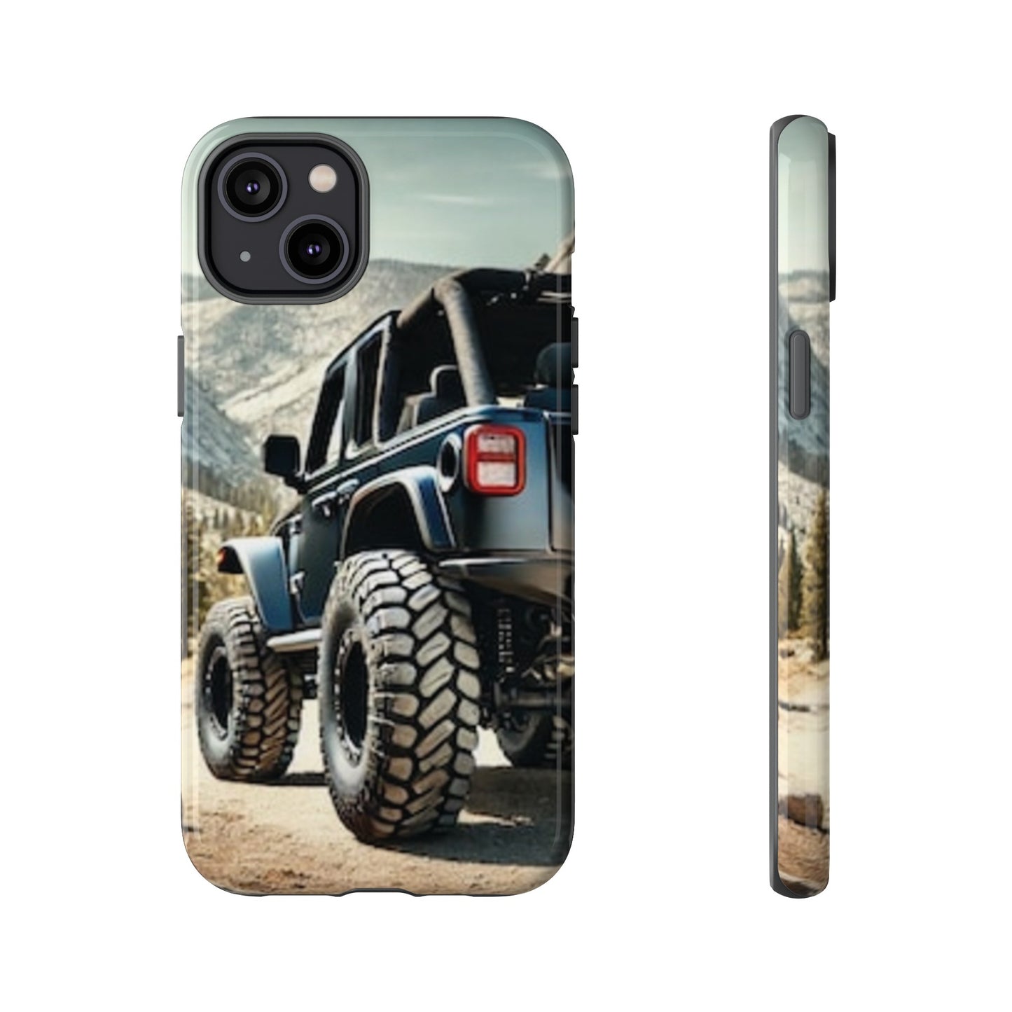 Blue Jeep Protective Phone Case