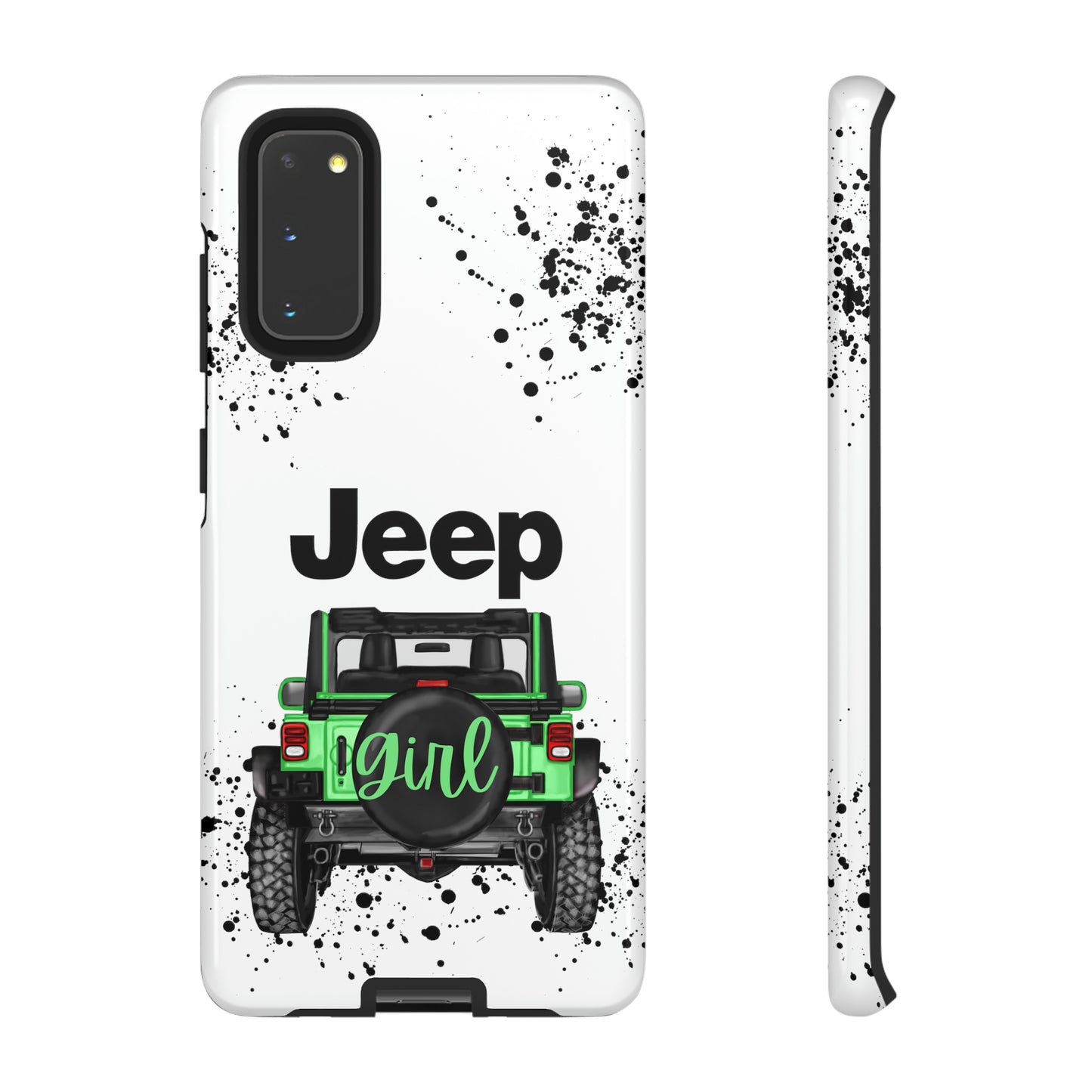 Off Road Girl Light Green Protective Case for Iphone, Google and Samsung Phones