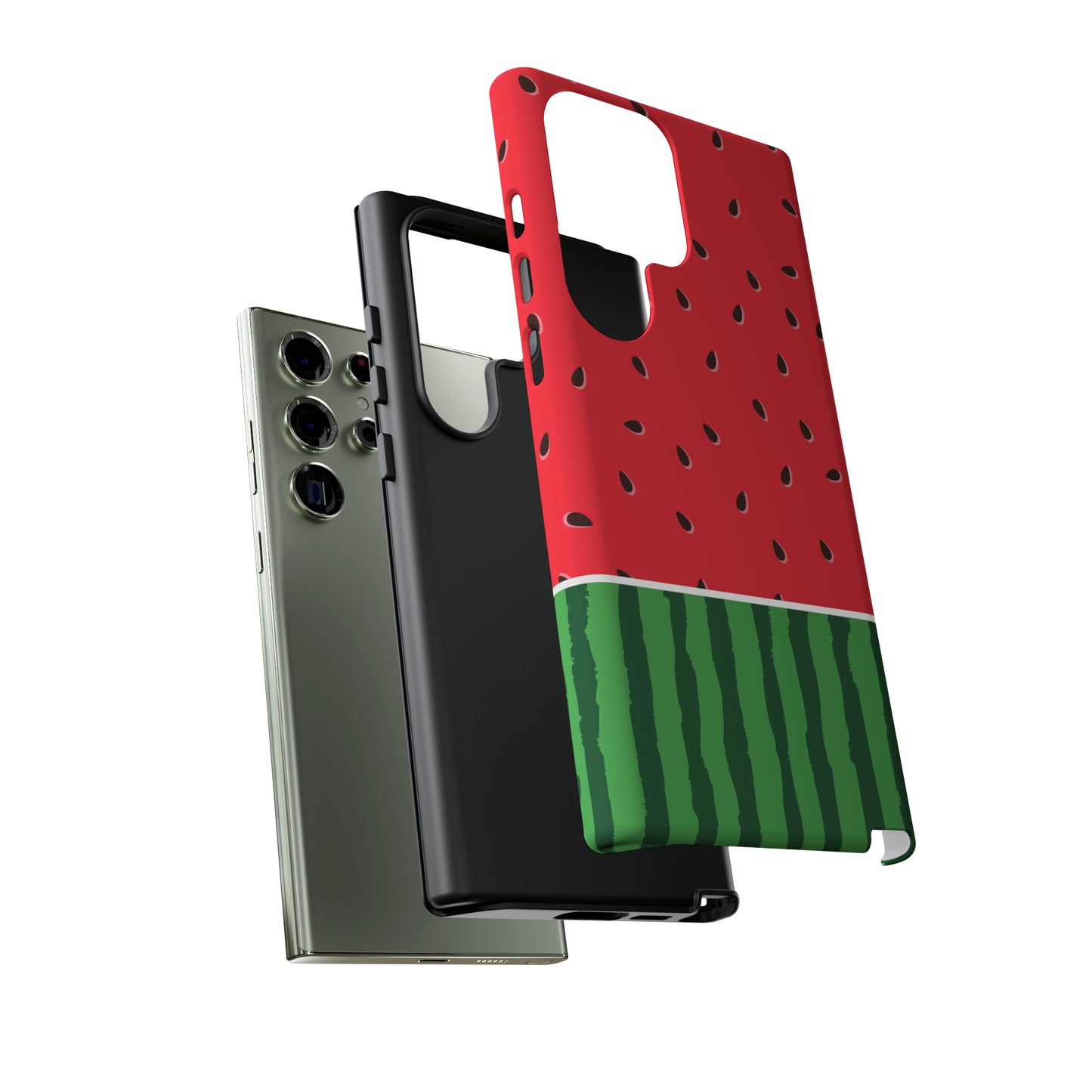 Adorable Watermelon Protective Phone Case for Google, Iphone, and Samsung Phone Cases