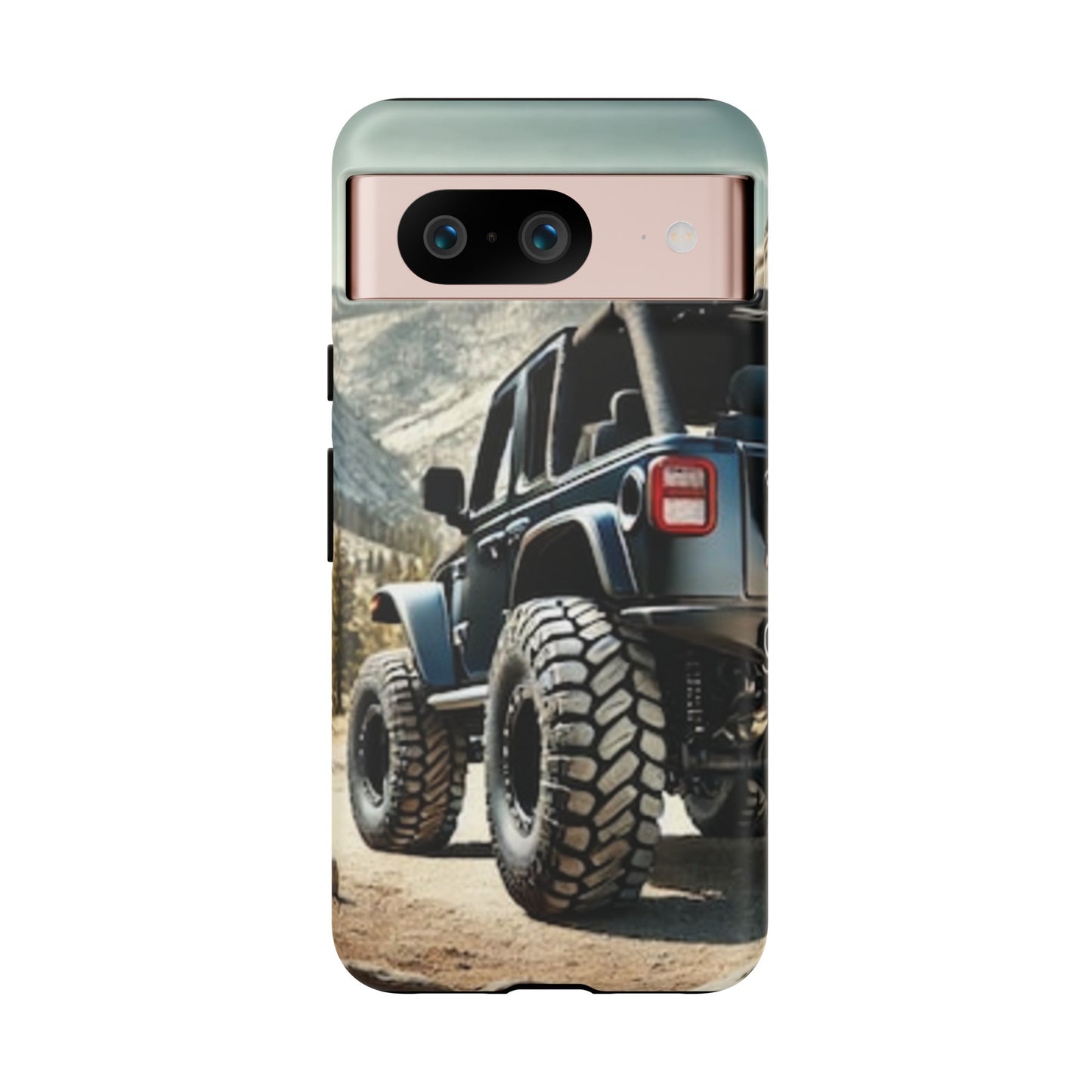 Blue Jeep Protective Phone Case