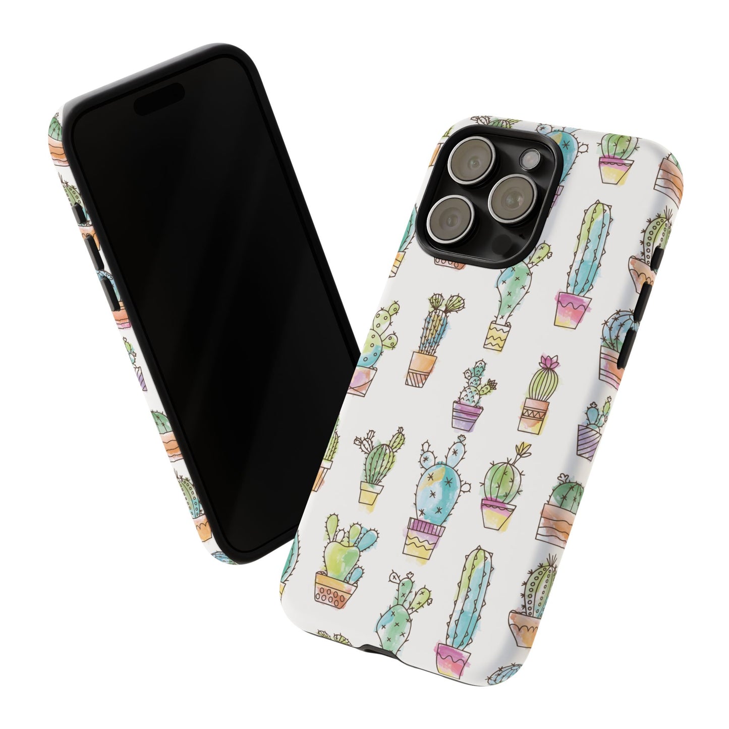 Pastel Cactus Love Phone Case