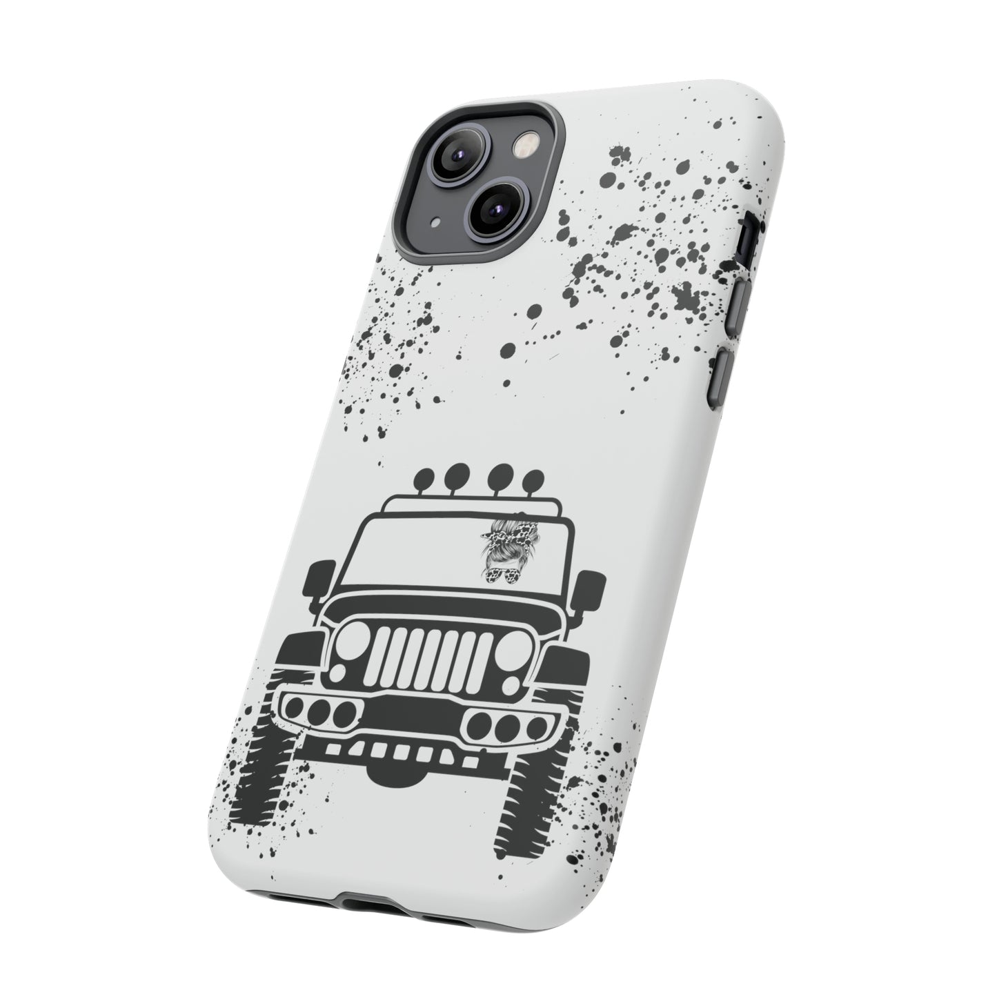 Off Road Girl Cow Print Shades Protective Phone Case for Iphone, Samsung and Google Phones