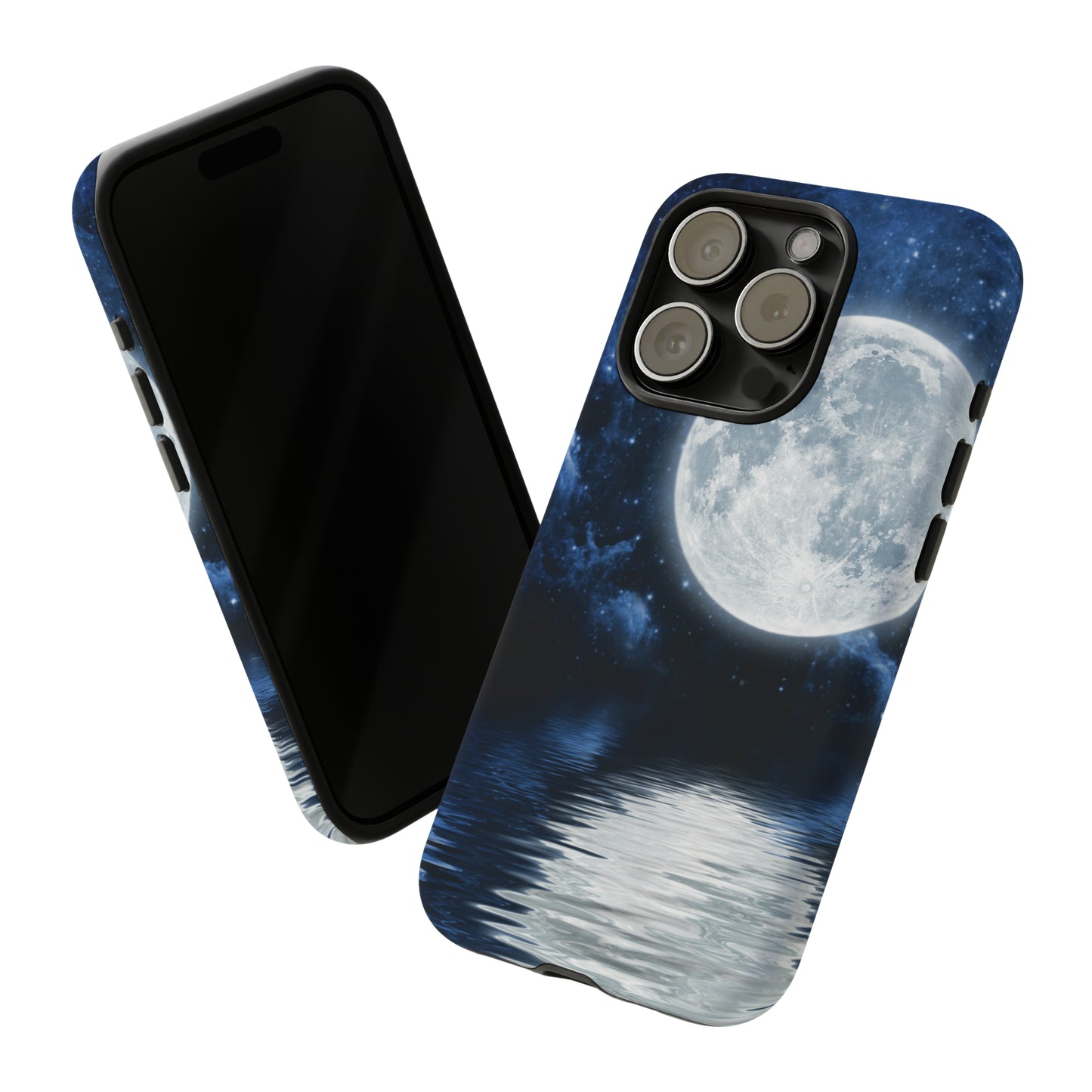 Moon Reflection Protective Phone Case for IPhone, Google and Samsung Phones