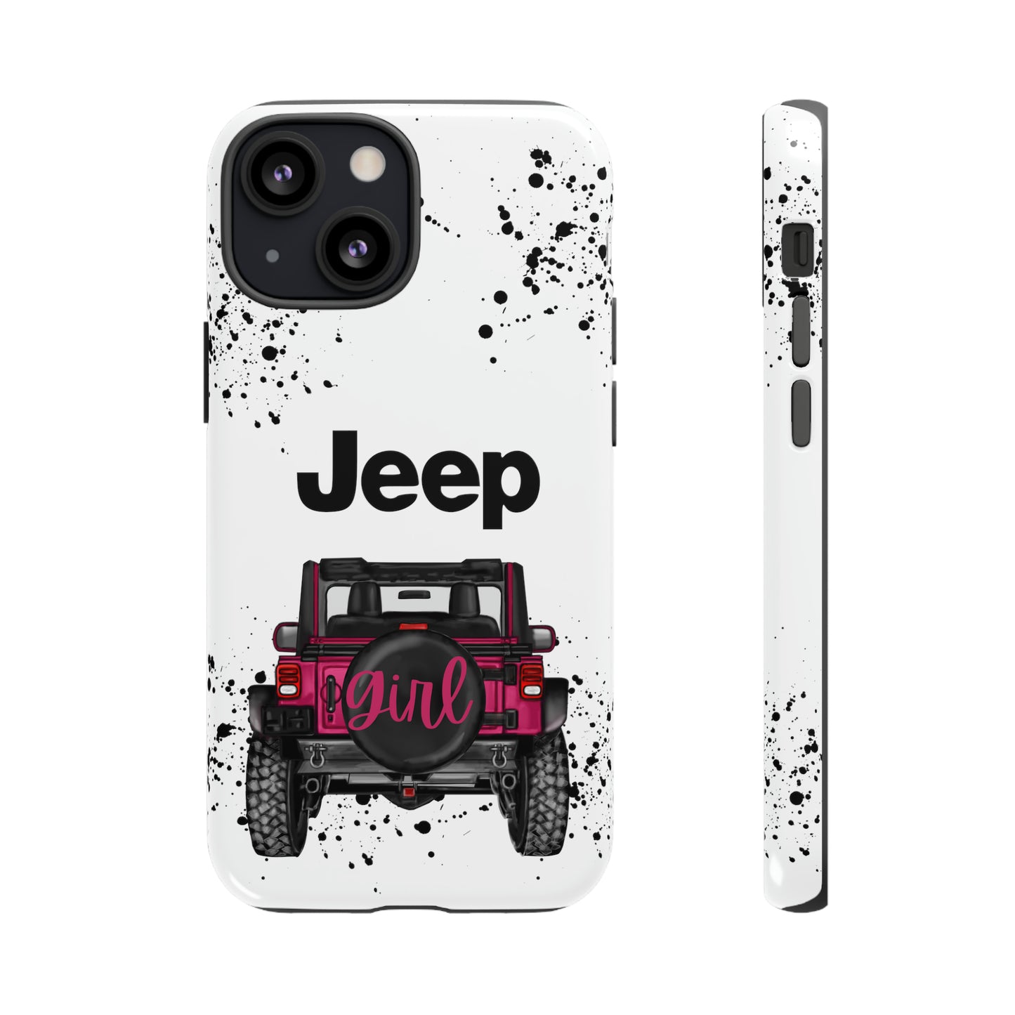 Off Road Girl Red Protective Case for Iphone, Google and Samsung Phones