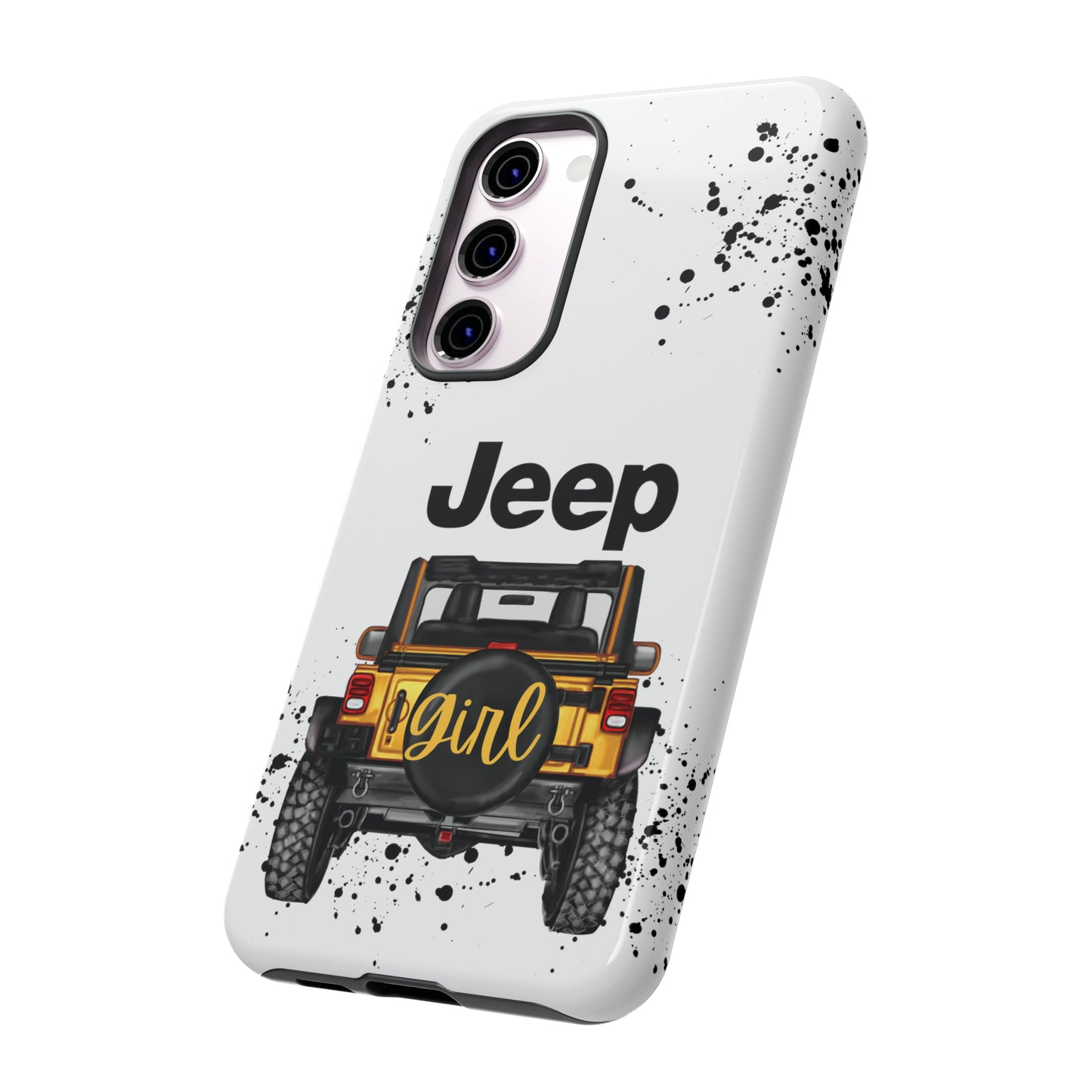 Off Road Girl Yellow Protective Case for Iphone, Google and Samsung Phones